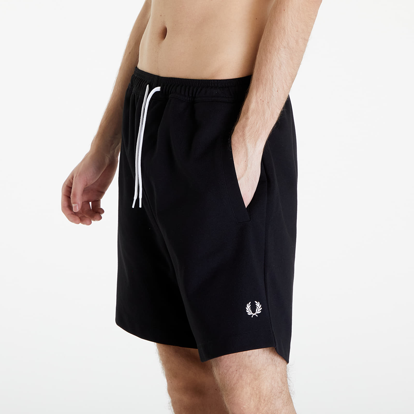 Shorts FRED PERRY Reverse Tricot Short Black Queens