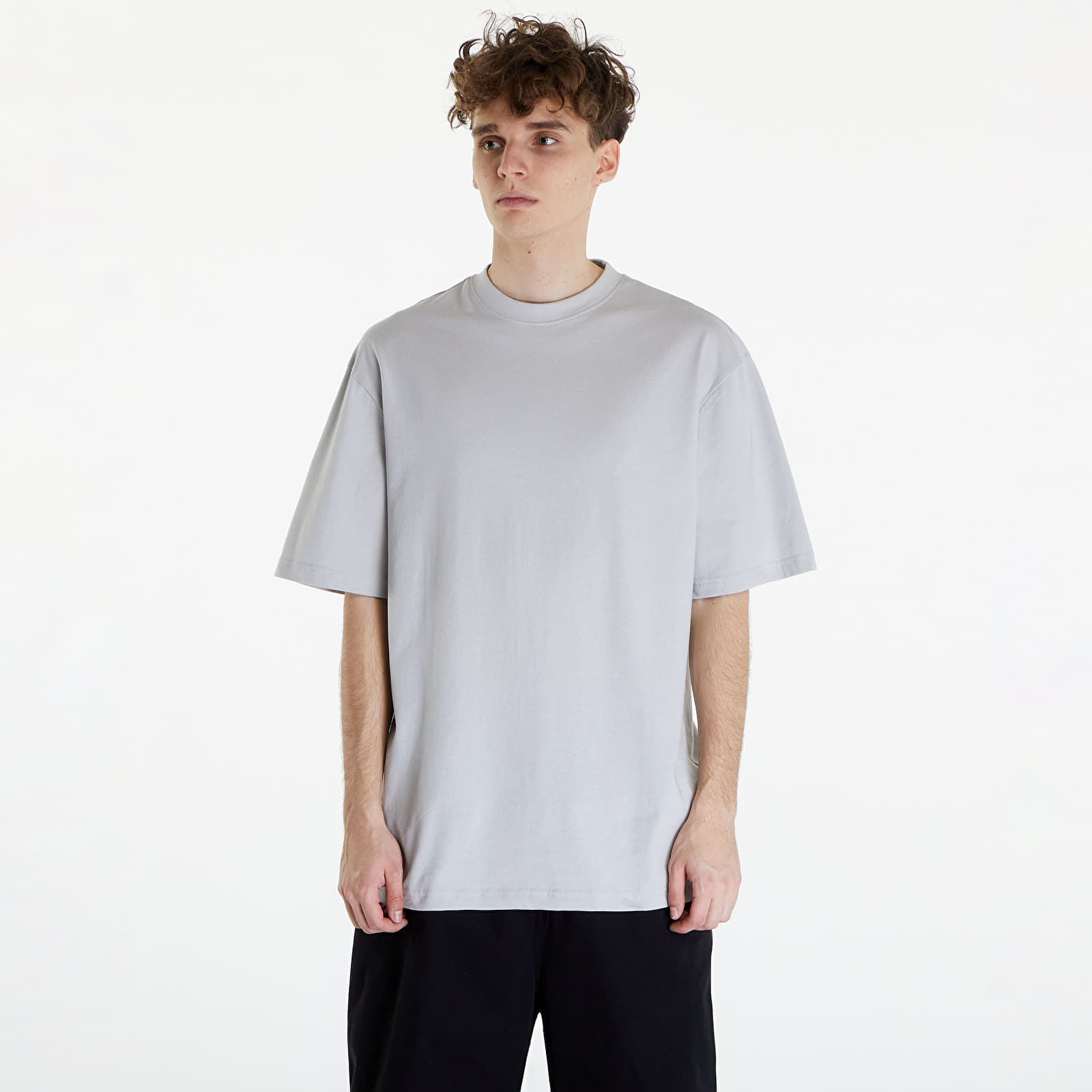 T-shirts Urban Classics Organic Tall Tee Light Asphalt