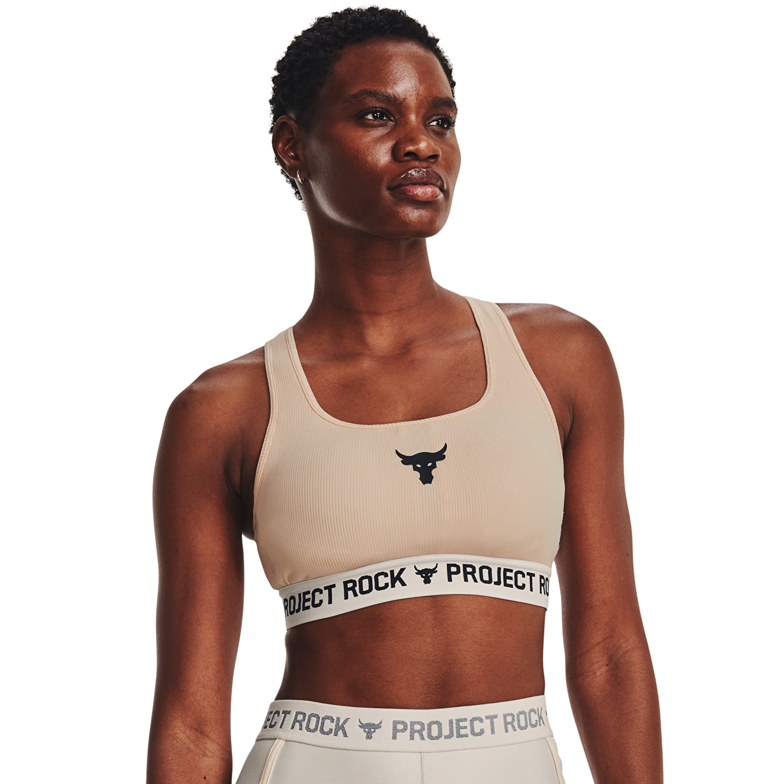 BH'er Under Armour Project Rock Crsbck Bra Tg Orange