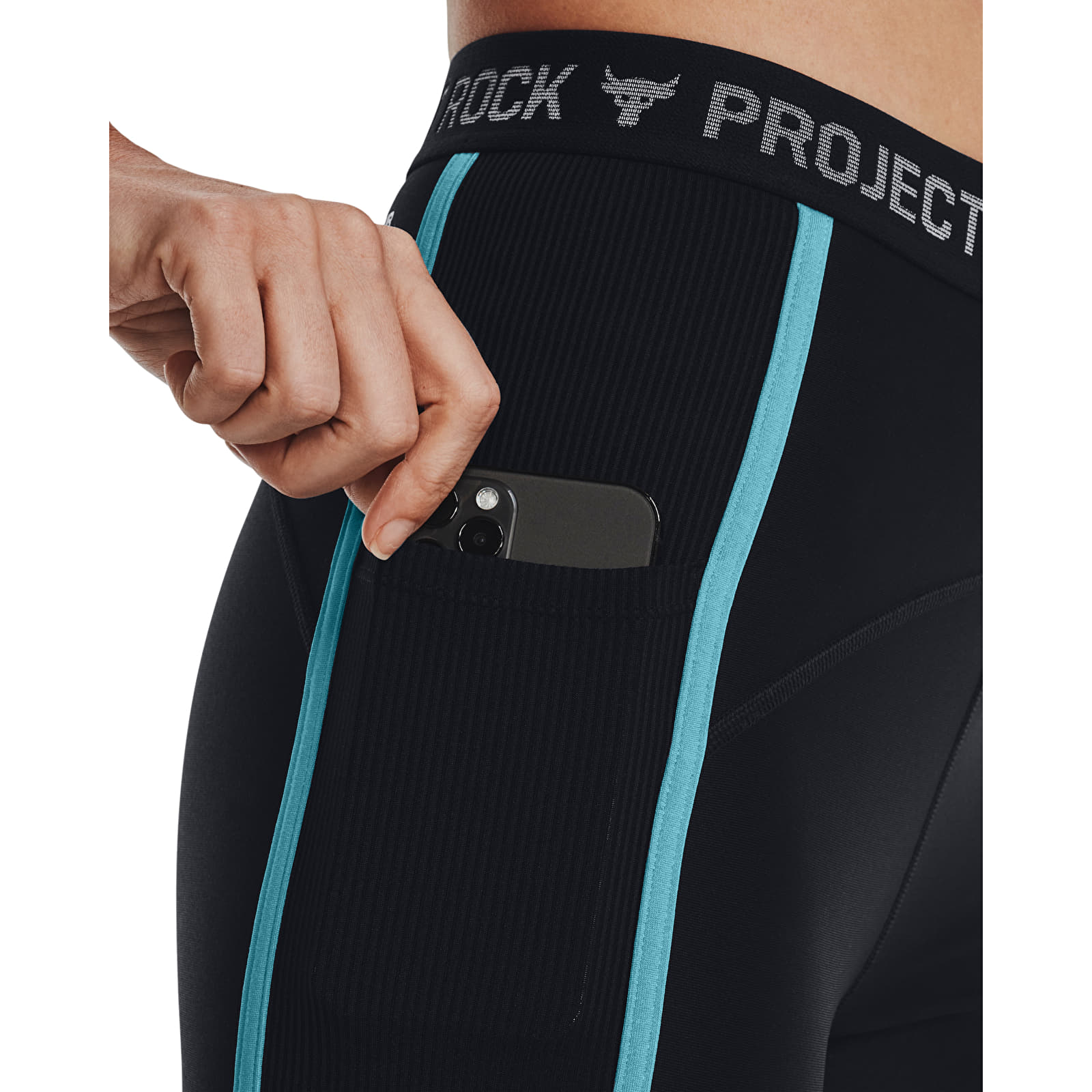 Säärised Under Armour Project Rock Hg Ankl Lg Tg Black