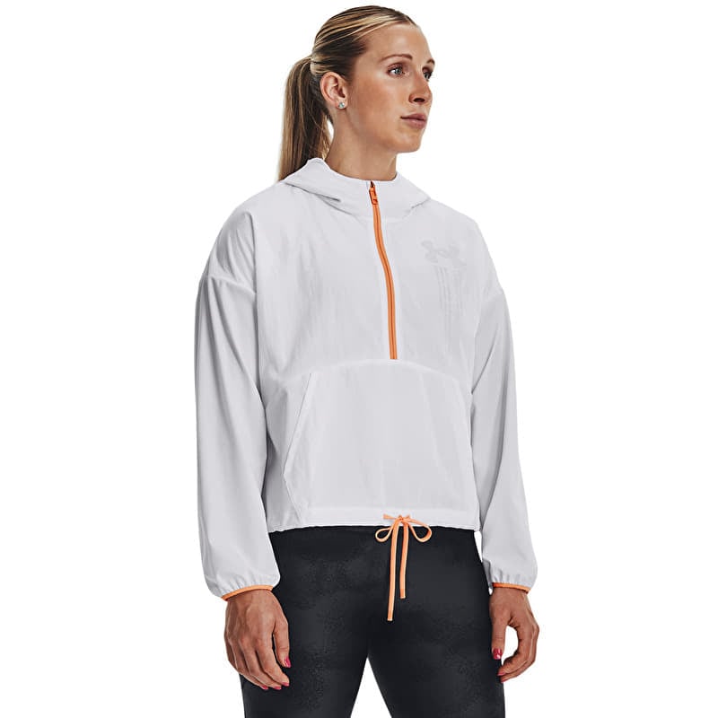 Jacke Under Armour Woven Graphic Jacket White