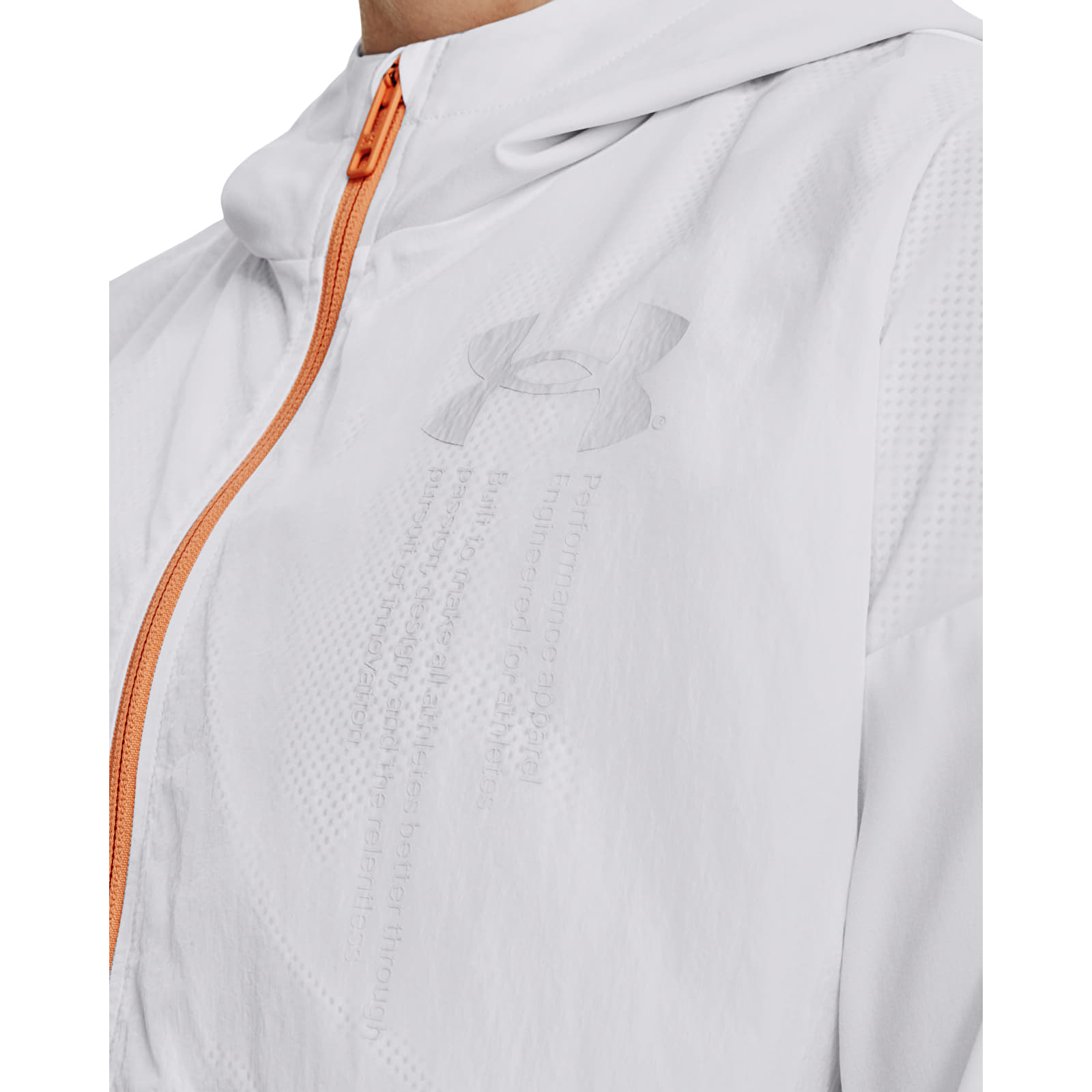 Jassen Under Armour Woven Graphic Jacket White