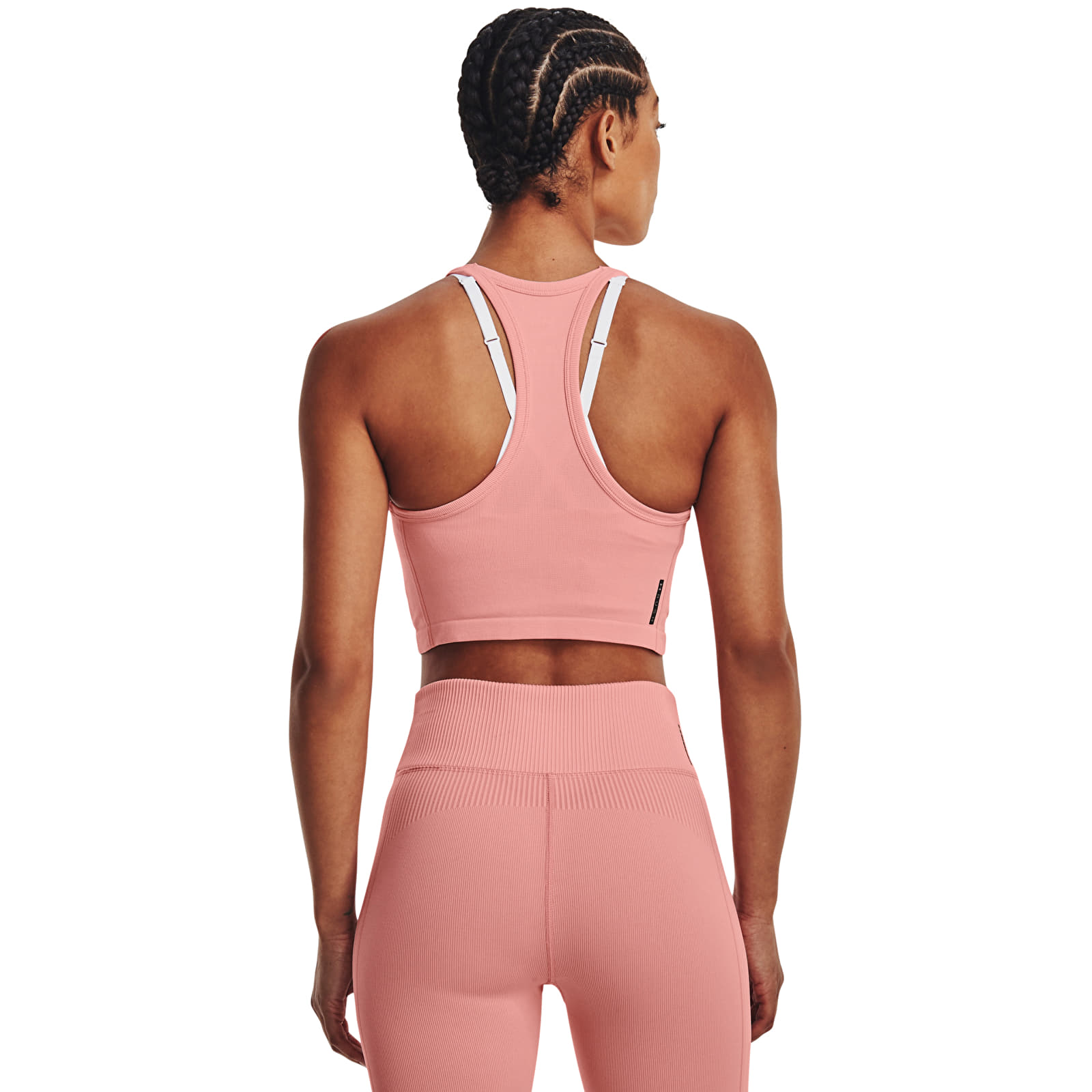 Camisetas de tirantes Under Armour Rush Seamless Tank Pink