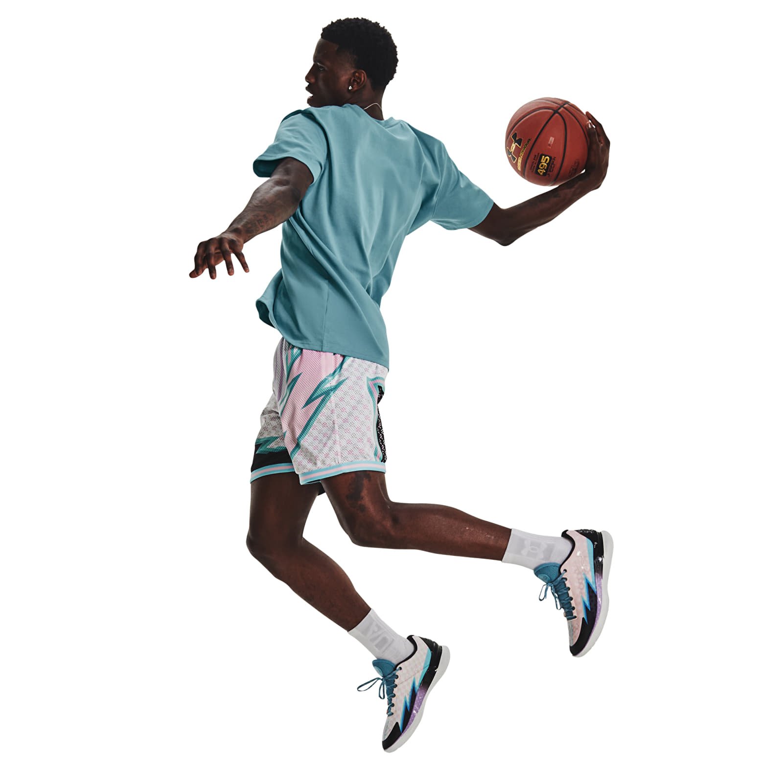 Pantalones cortos Under Armour Curry Draft Day 8In Short White