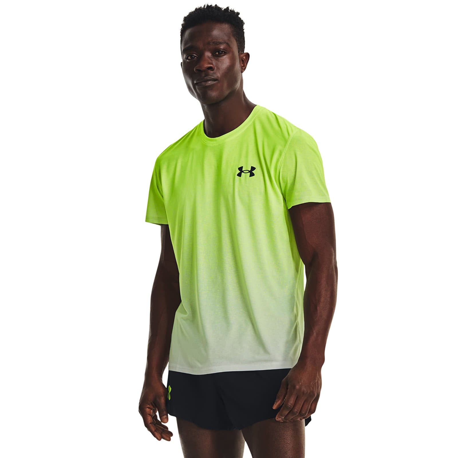 Shortsid Under Armour Rush Cicada Shortsleeve Green