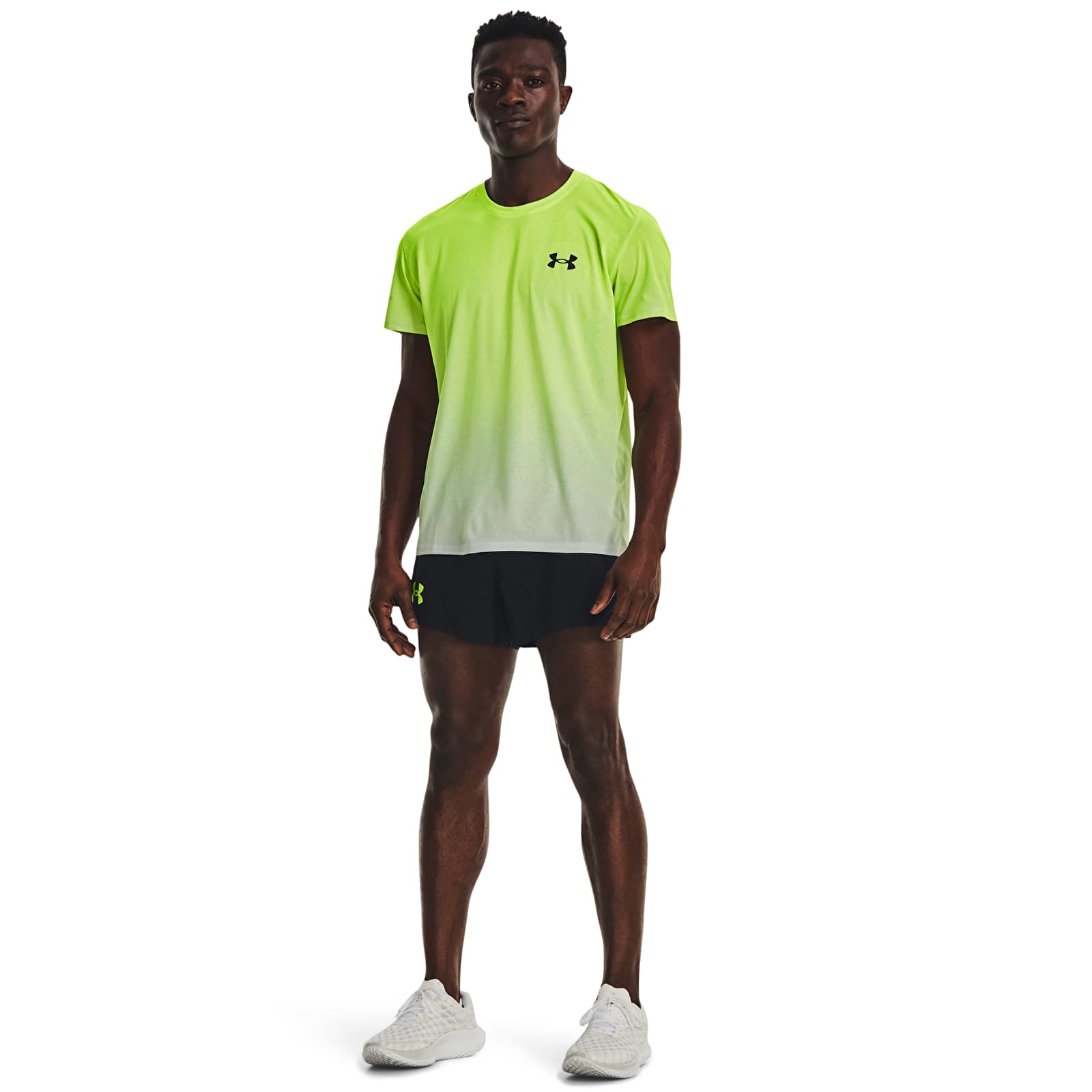 Shortsid Under Armour Rush Cicada Shortsleeve Green