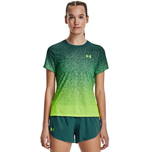 Korte broek Under Armour Rush Cicada Shortsleeve Green