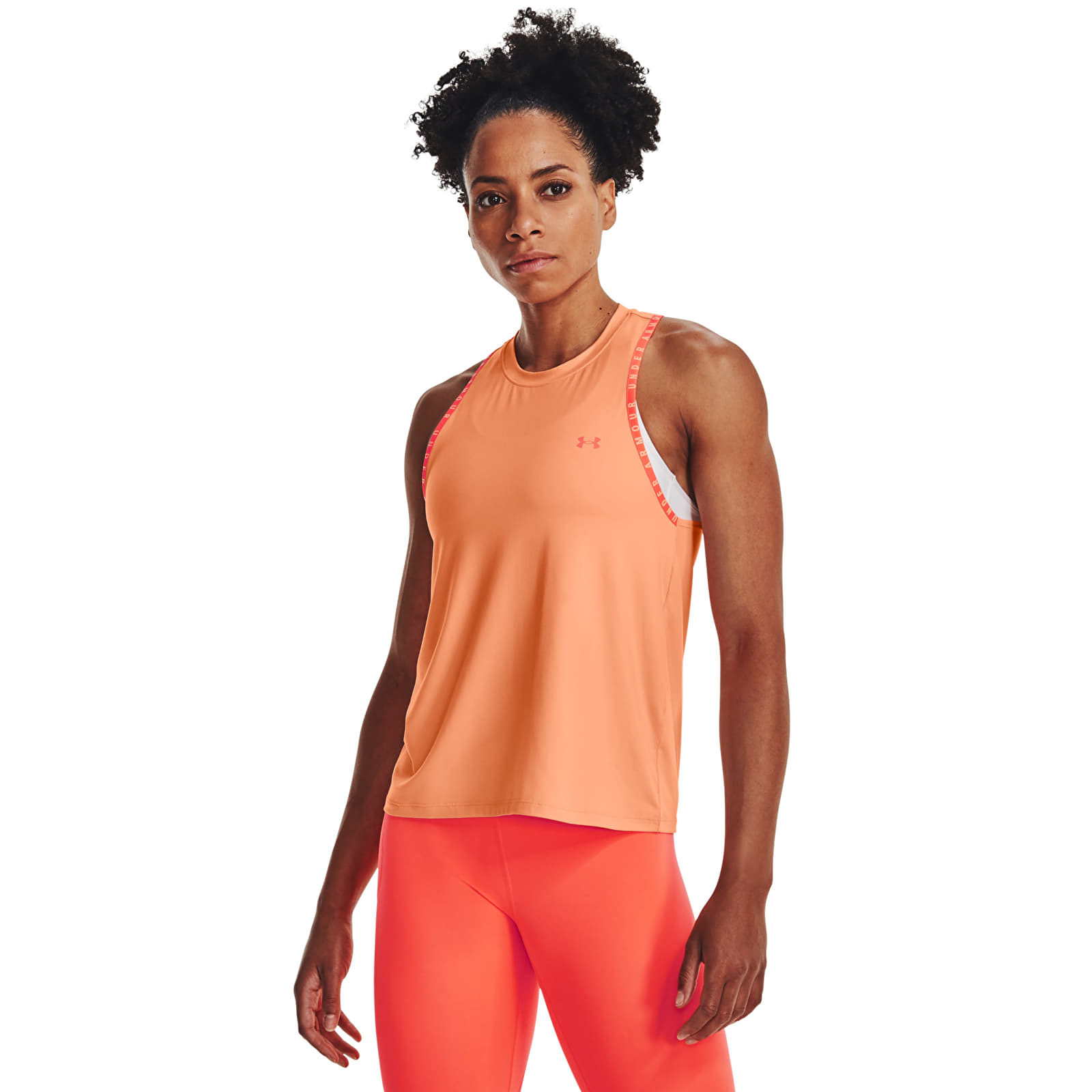 Camisetas de tirantes Under Armour Knockout Novelty Tank Orange