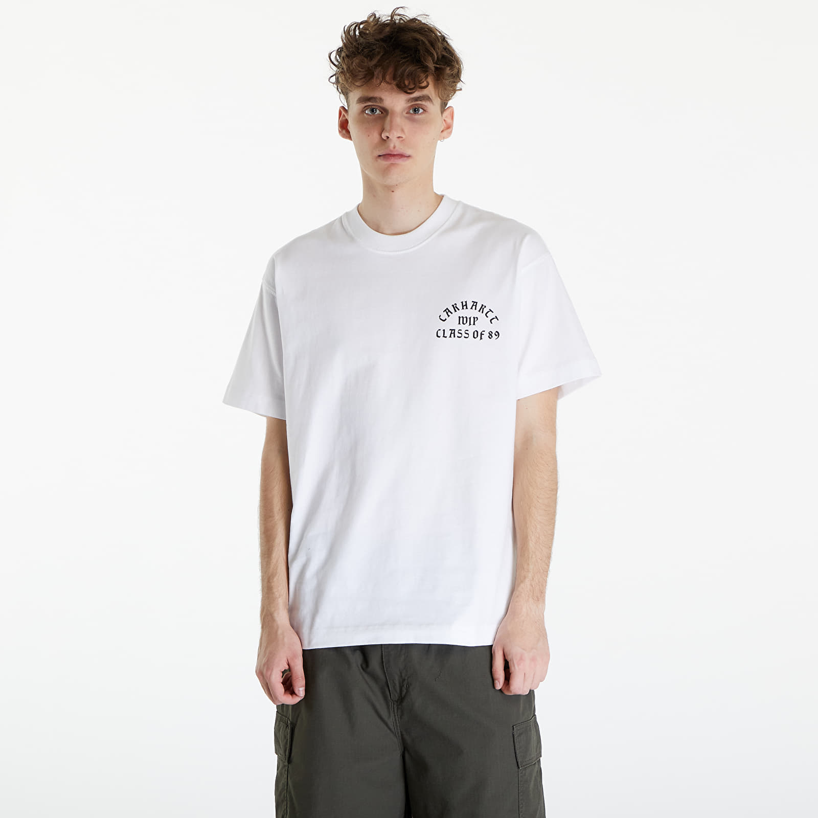 T-shirts Carhartt WIP Class of 89 Short Sleeve Tee UNISEX White/ Black