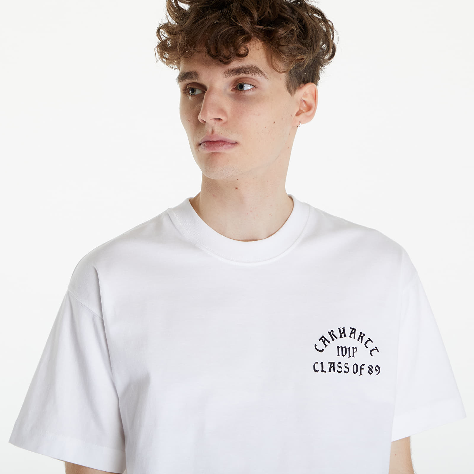 T-shirts Carhartt WIP Class of 89 Short Sleeve Tee UNISEX White/ Black