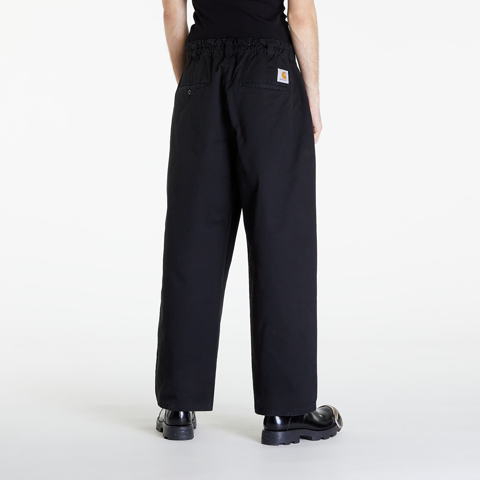 Bikses Carhartt WIP Marv Pant Black Stone Washed