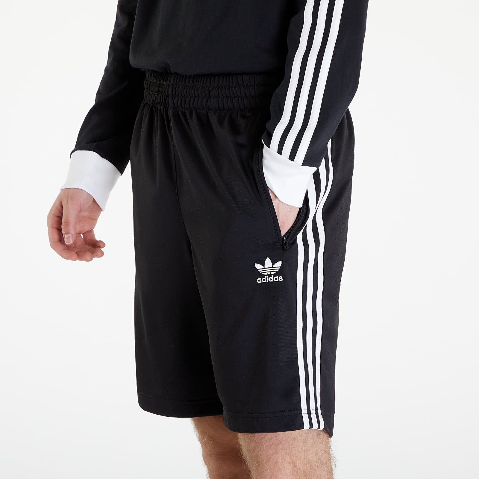 Pantaloni scurți adidas Adicolor Firebird Short Black/ White - 1 | YEO