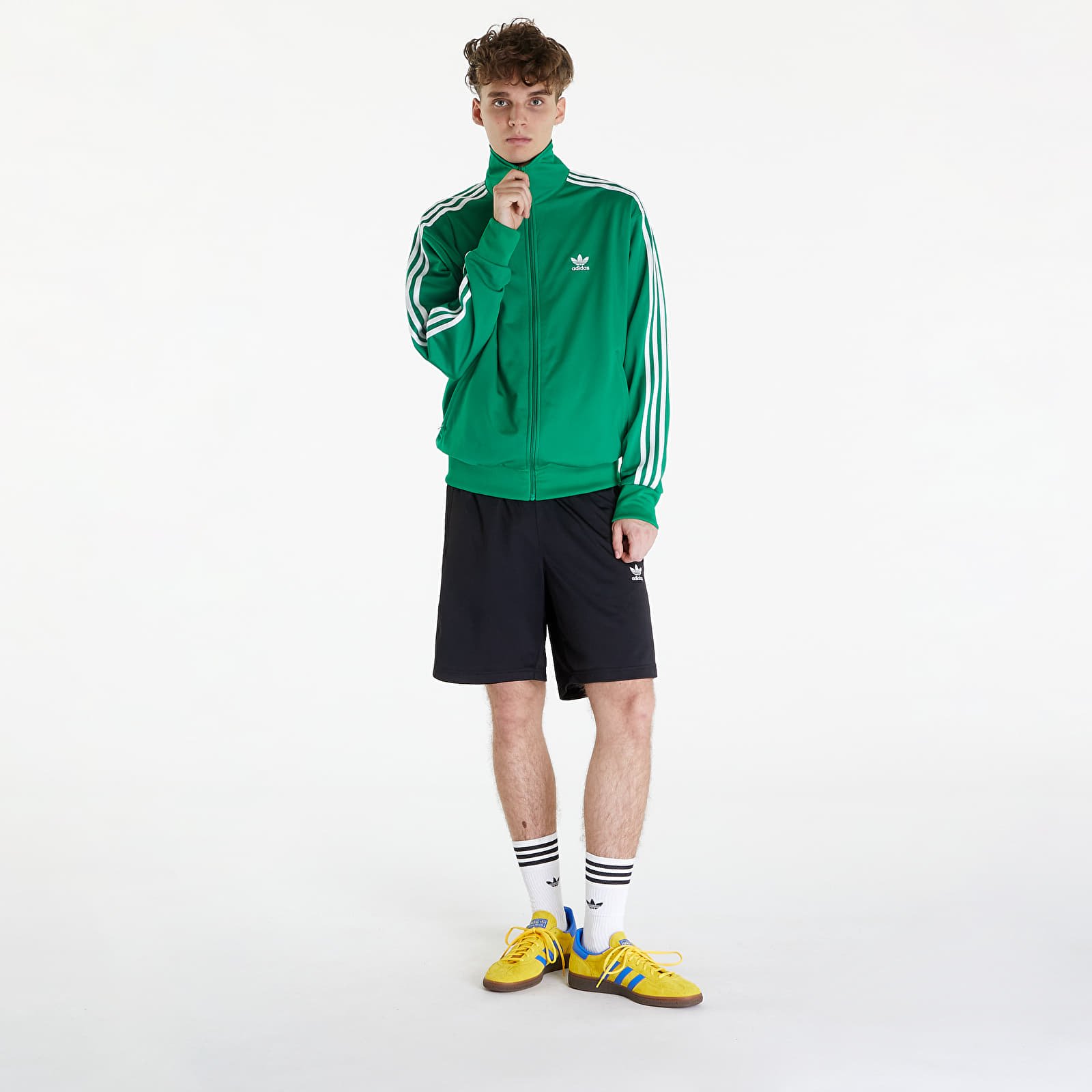 Hanorace adidas Adicolor Classics Firebird Track Top Green