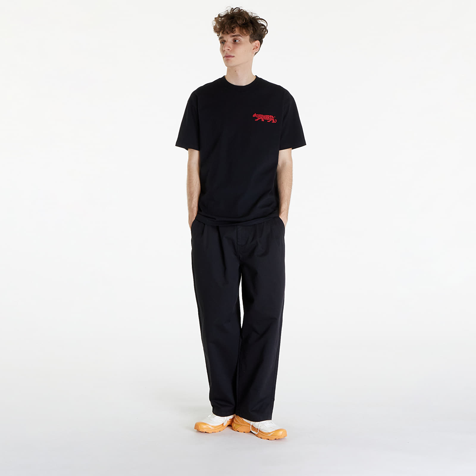 Trička Carhartt WIP Short Sleeve Rocky T-Shirt UNISEX Black