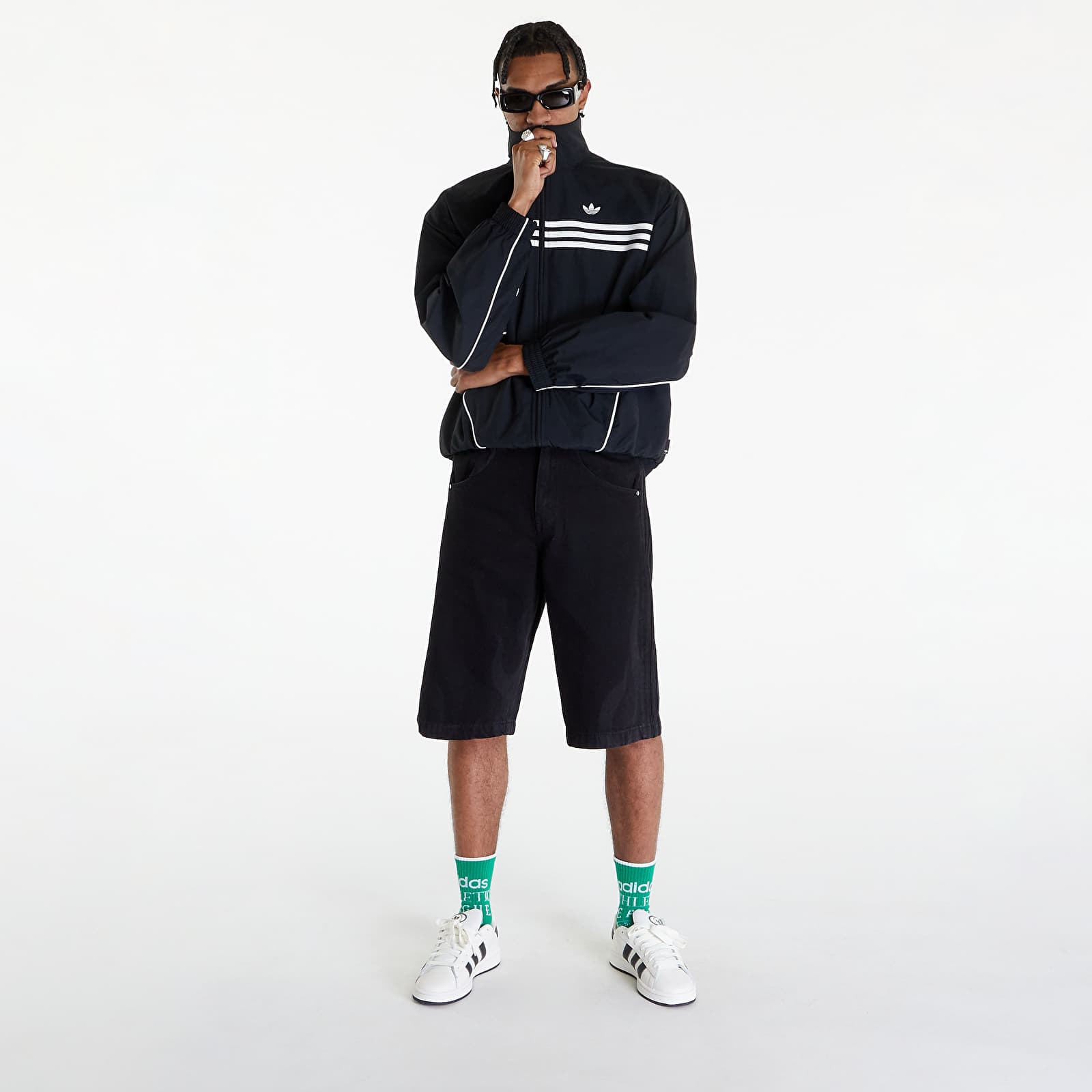 Jakas adidas Flames Jacket Black