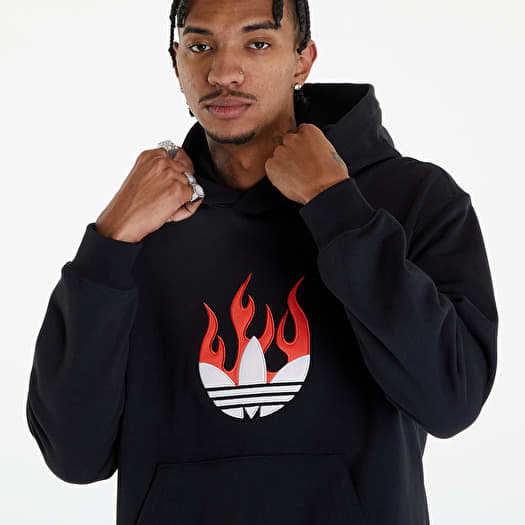 Sweatshirt adidas Flames Logo Hoodie