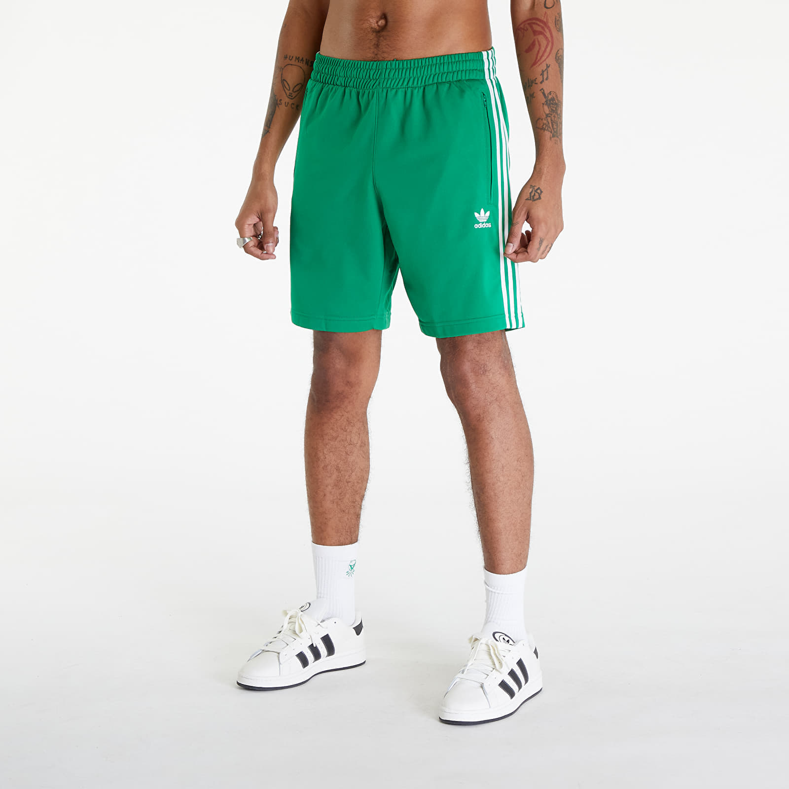 Pantaloncini adidas Adicolor Firebird Shorts Green/ White S