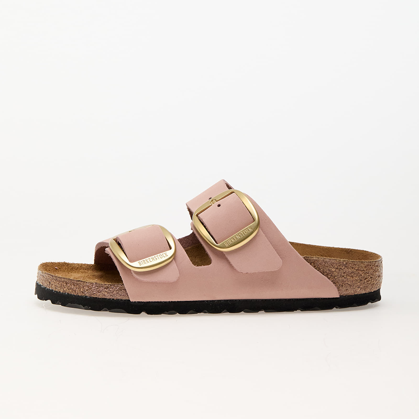 Naiste tossud ja kingad Birkenstock Arizona Big Buckle Nubuck Leather Soft Pink