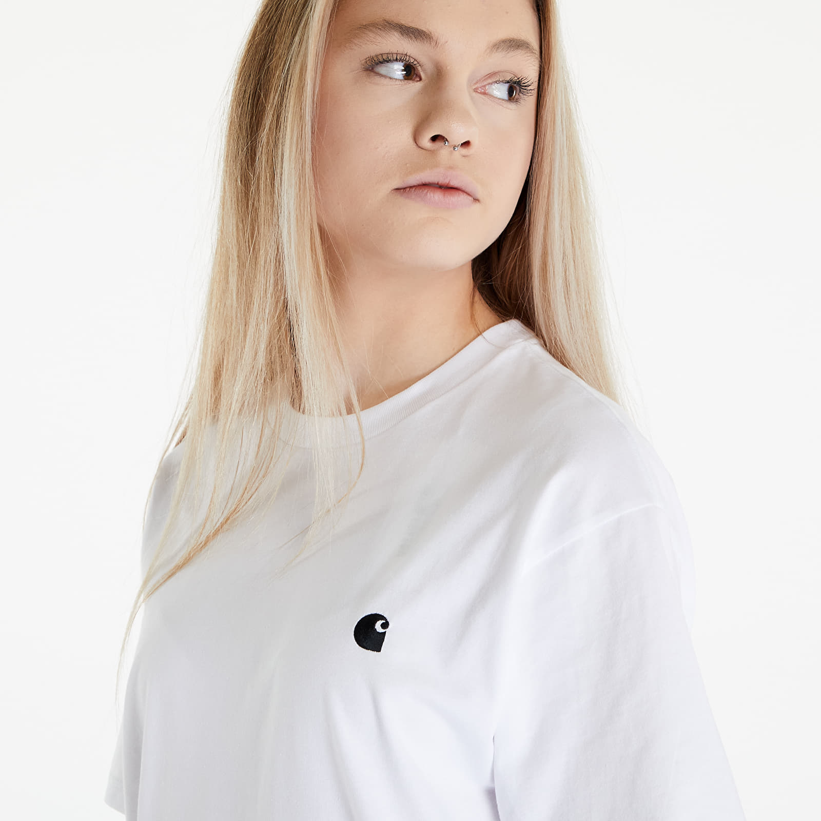 T-shirts Carhartt WIP Short Sleeve Madison T-Shirt UNISEX White/ Black