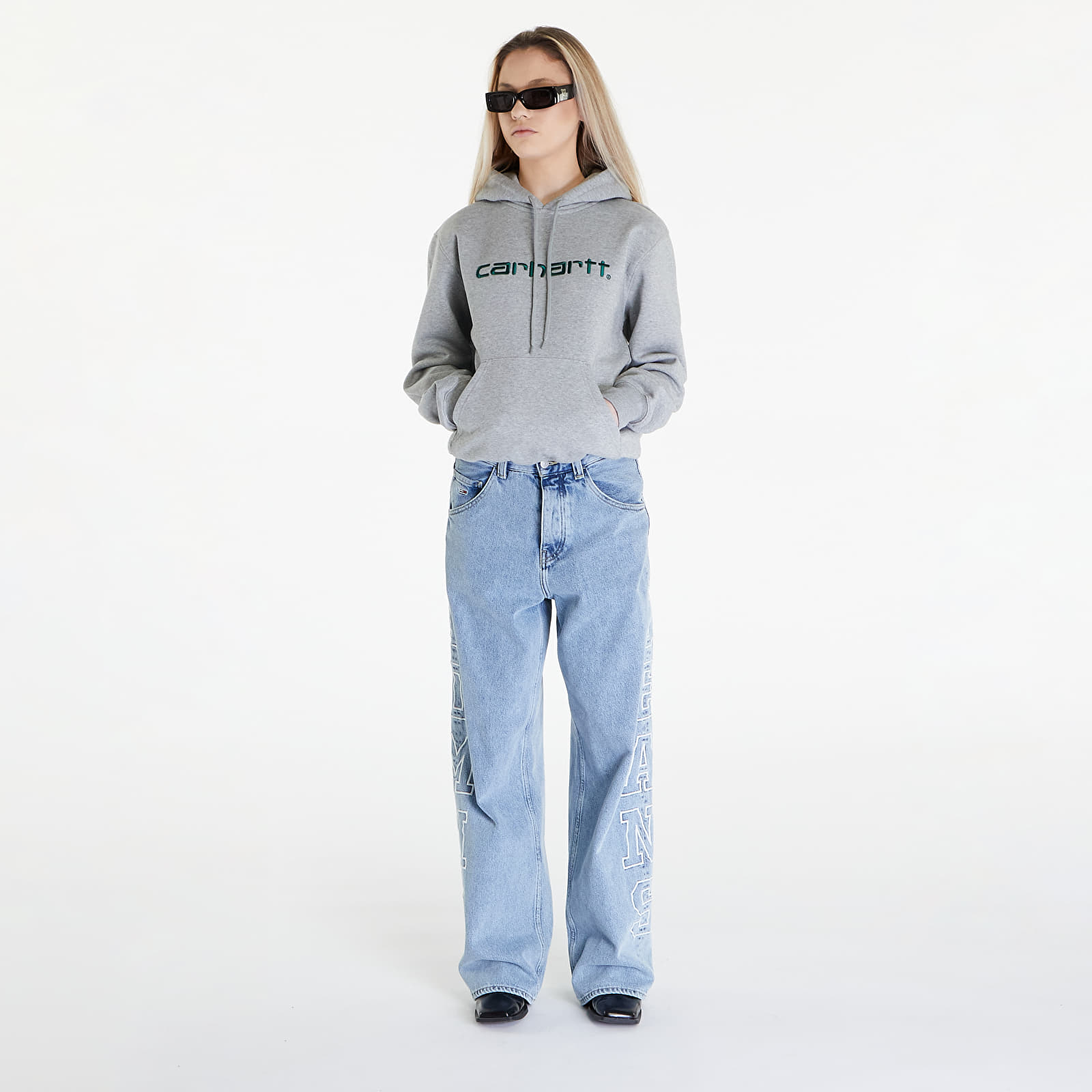 Hoodies and sweatshirts  Carhartt WIP Hoodie UNISEX Grey Heather/ Chervil