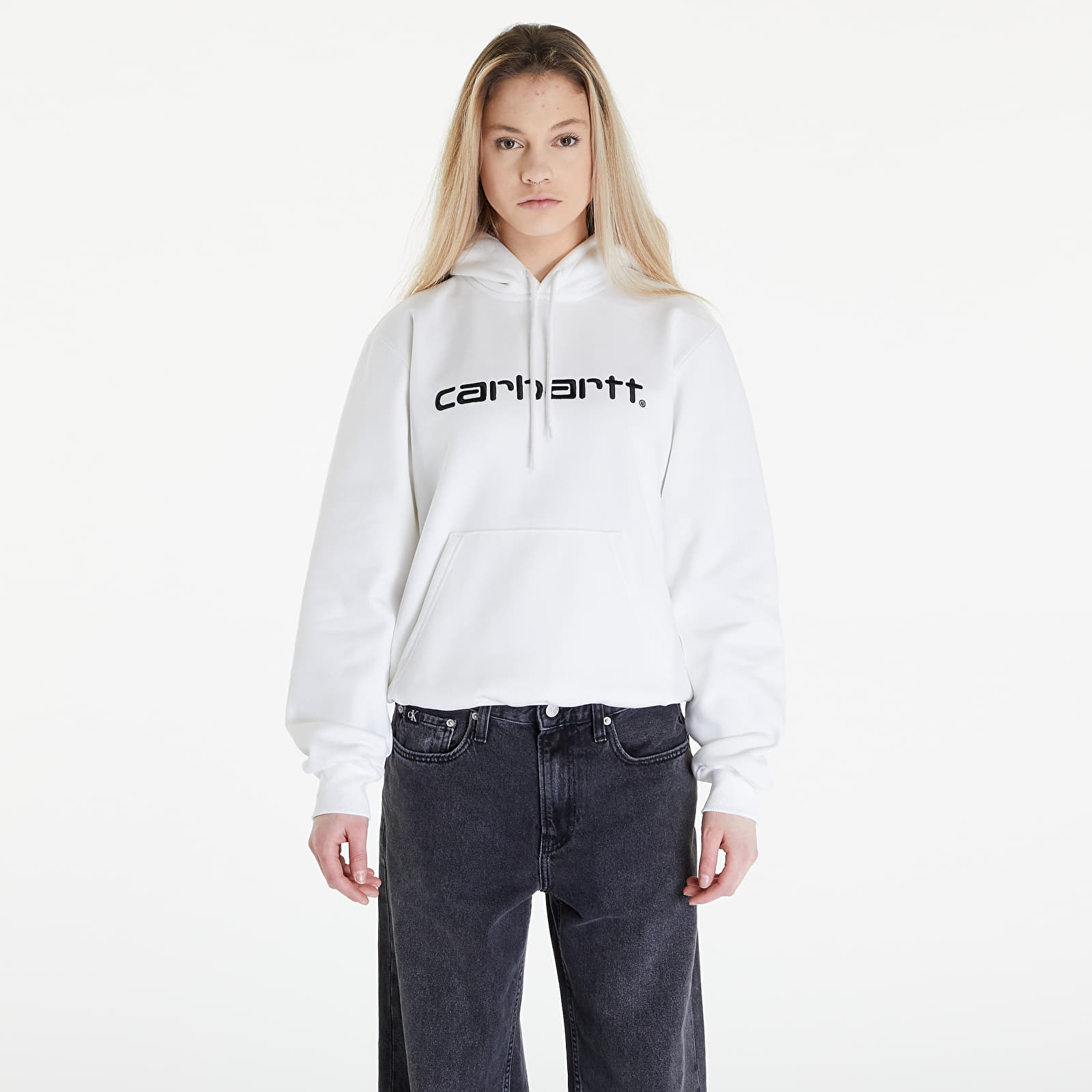 Sudaderas Carhartt WIP Carhartt Hoodie UNISEX White/ Black