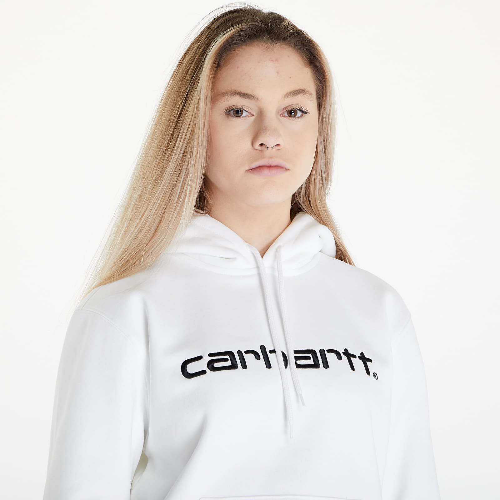 Sudaderas Carhartt WIP Carhartt Hoodie UNISEX White/ Black