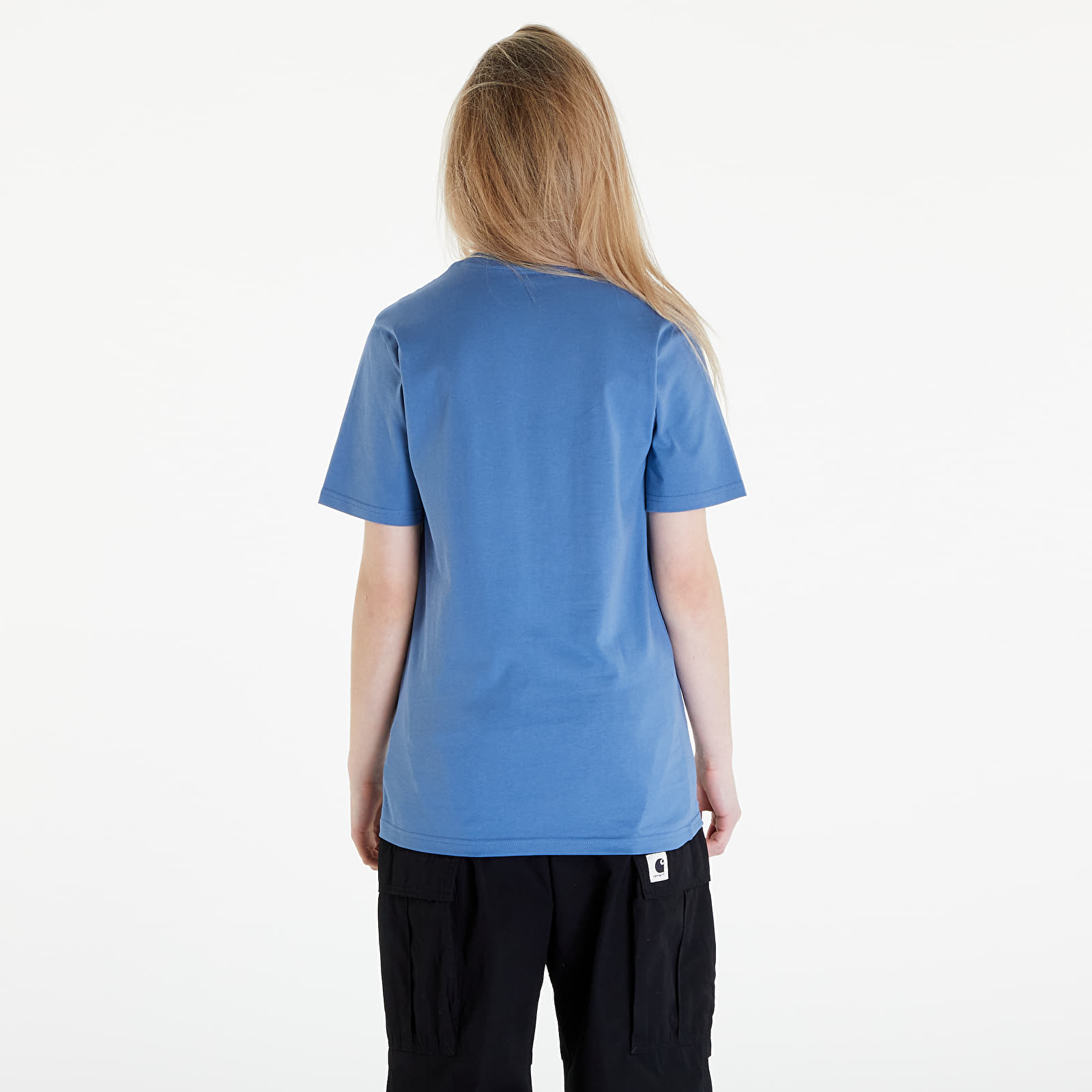 Trička Carhartt WIP Short Sleeve Script T-Shirt UNISEX Sorrent/ White