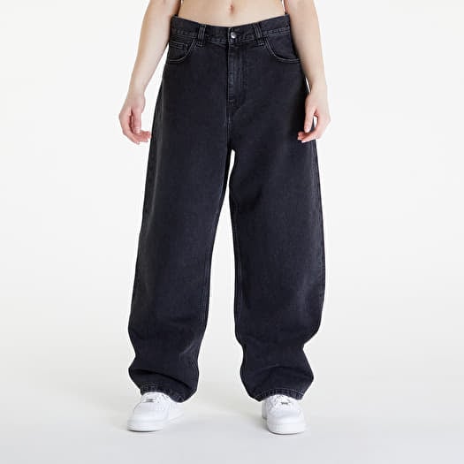Džíny Carhartt WIP W' Brandon Pant Black Stone Washed