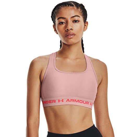 Bra Under Armour Crossback Mid Hthr Retro Pink Light Heather