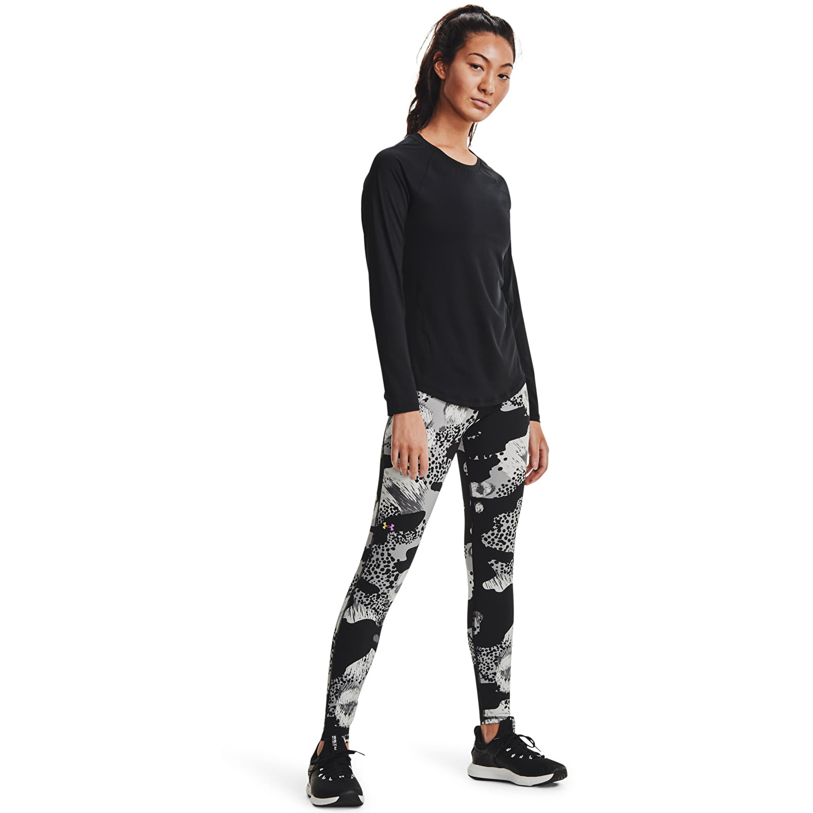 Koszulki Under Armour Rush Ls Black