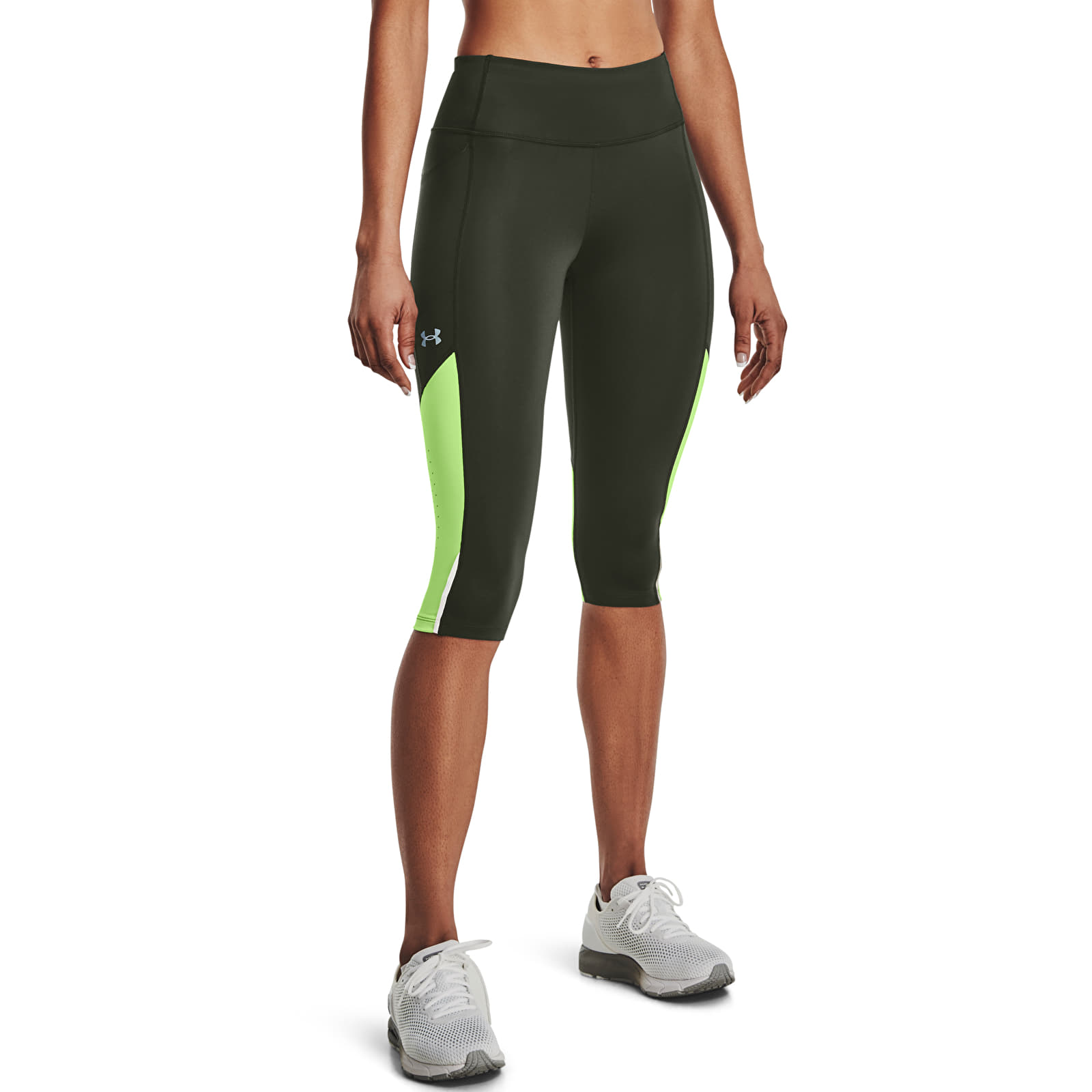 Legíny Under Armour Fly Fast 3.0 Speed Capri Baroque Green