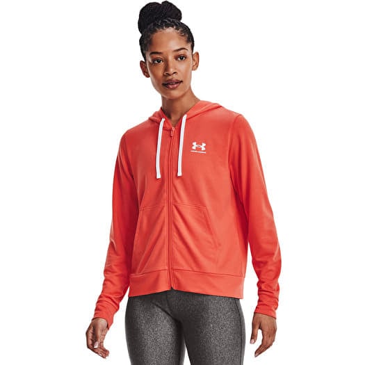 Sweatshirt Under Armour Rival Terry Fz Hoodie Vermillion