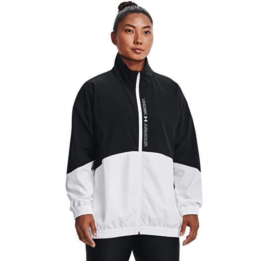 Jacket Under Armour Woven Fz Oversized Jacket Black