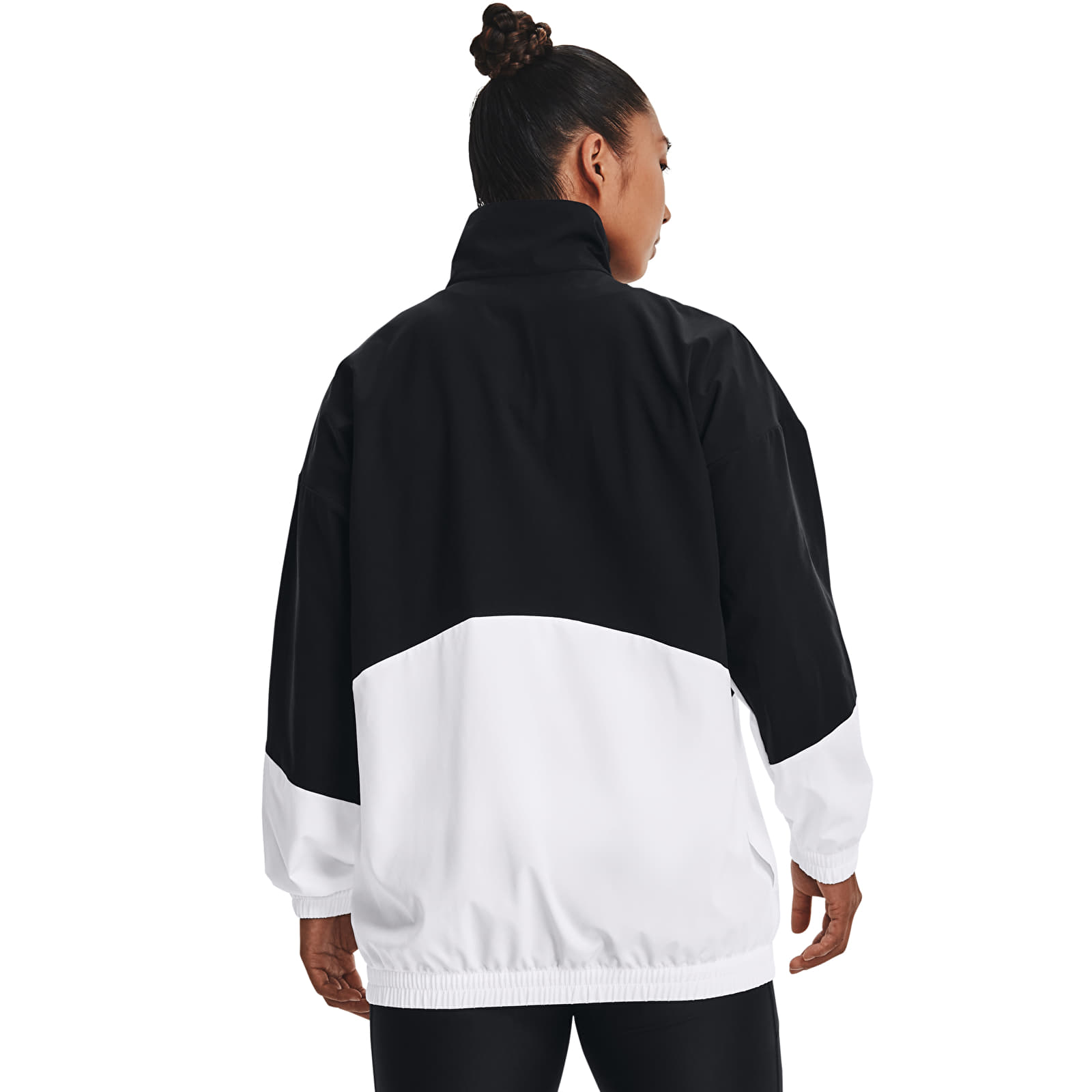Jackets Under Armour Woven Fz Oversized Jacket Black