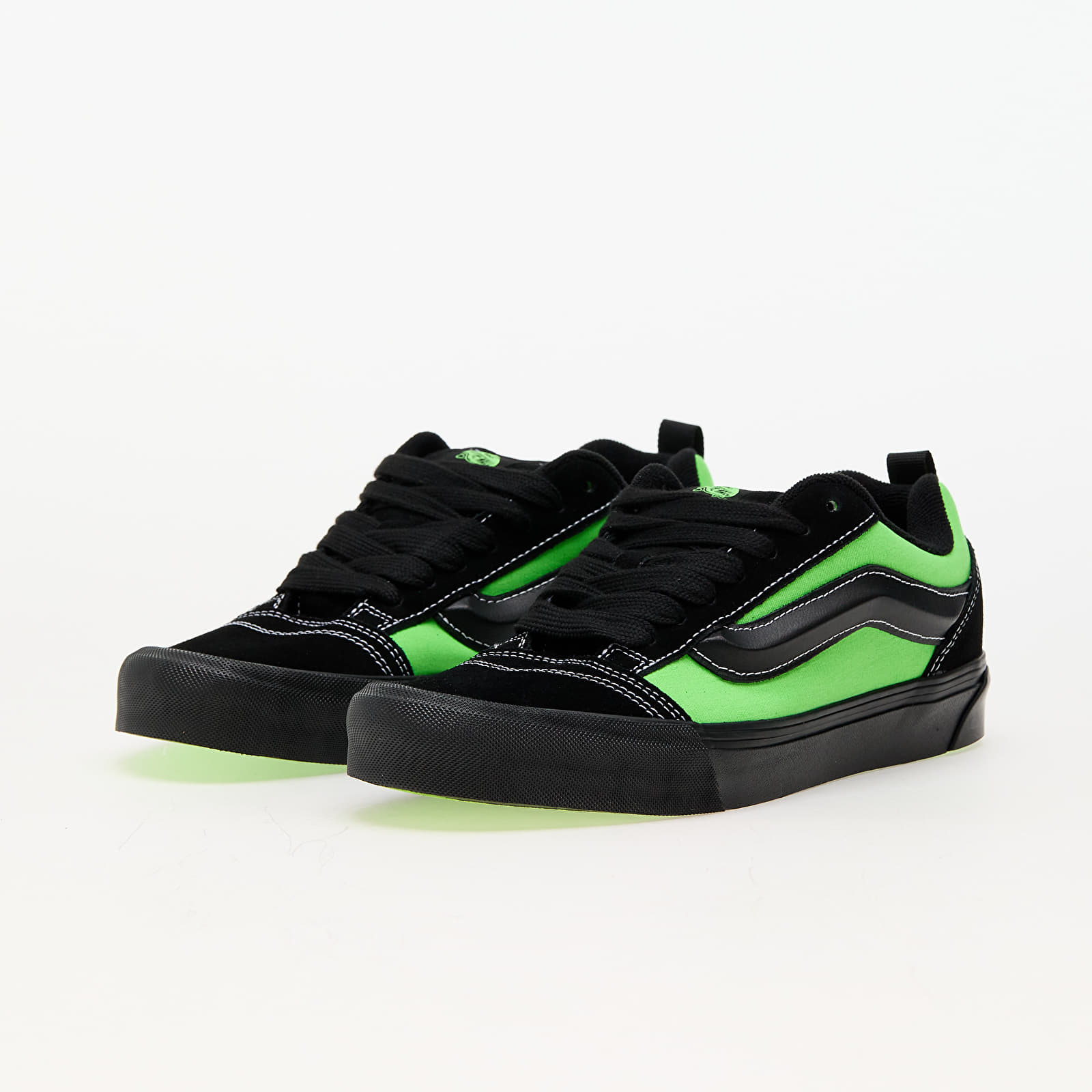 Sneakers och skor för män Vans Knu Skool 2-Tone Black/ Green