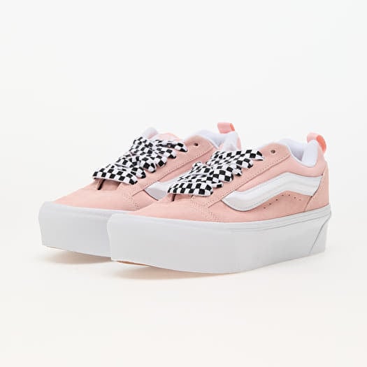 Vans pink platform shoes discount