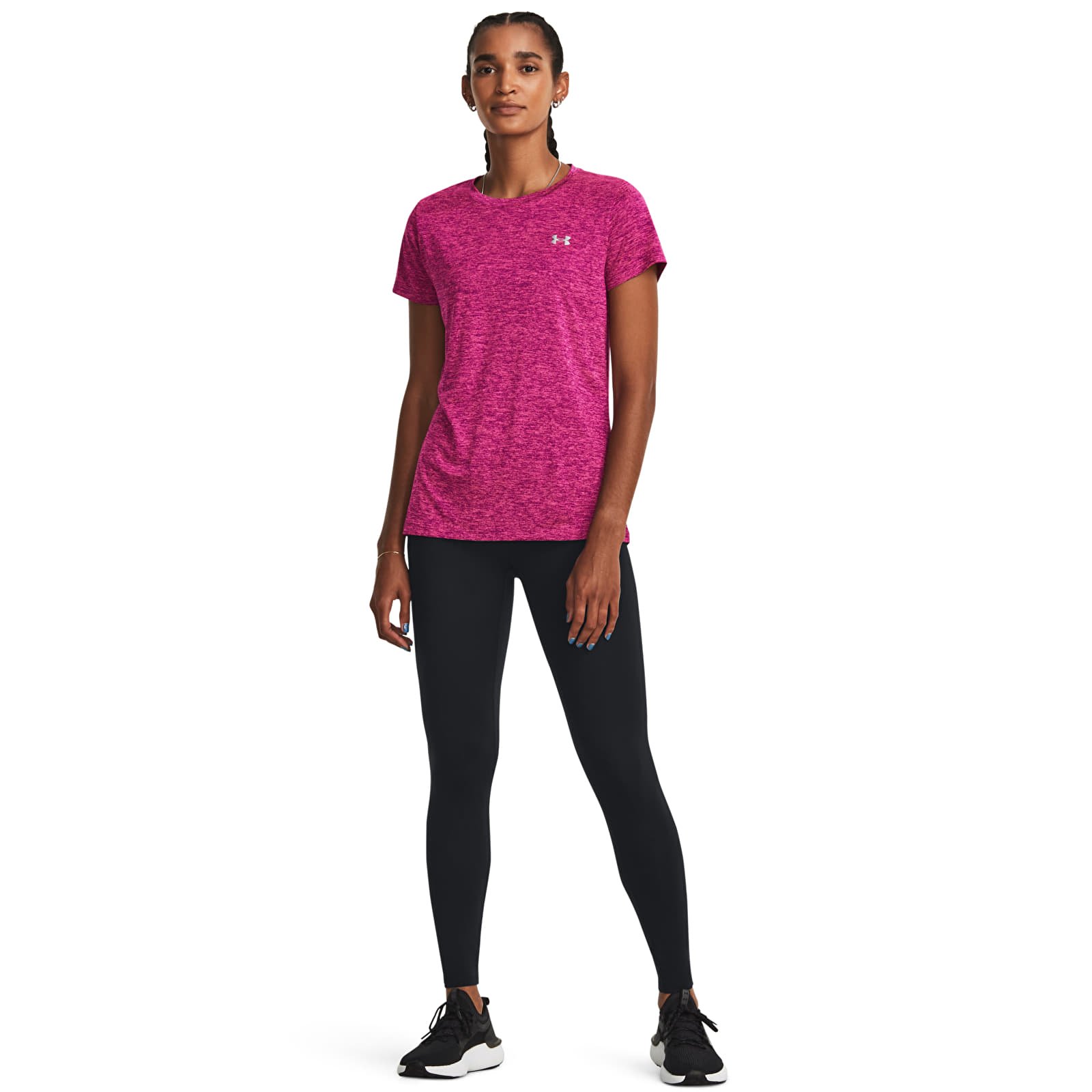 T-shirts Under Armour Tech Ssc - Twist Mystic Magenta