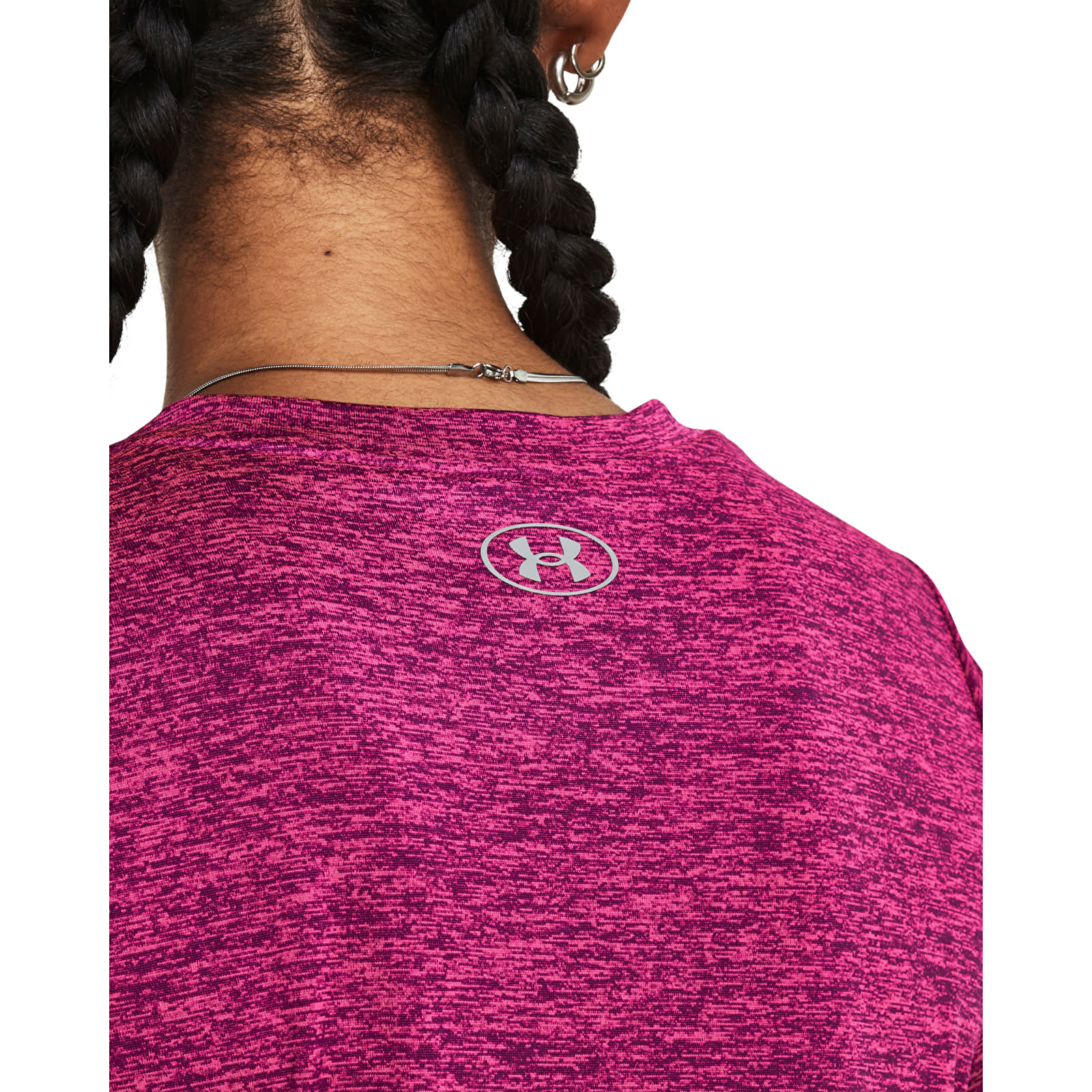 T-shirts Under Armour Tech Ssc - Twist Mystic Magenta