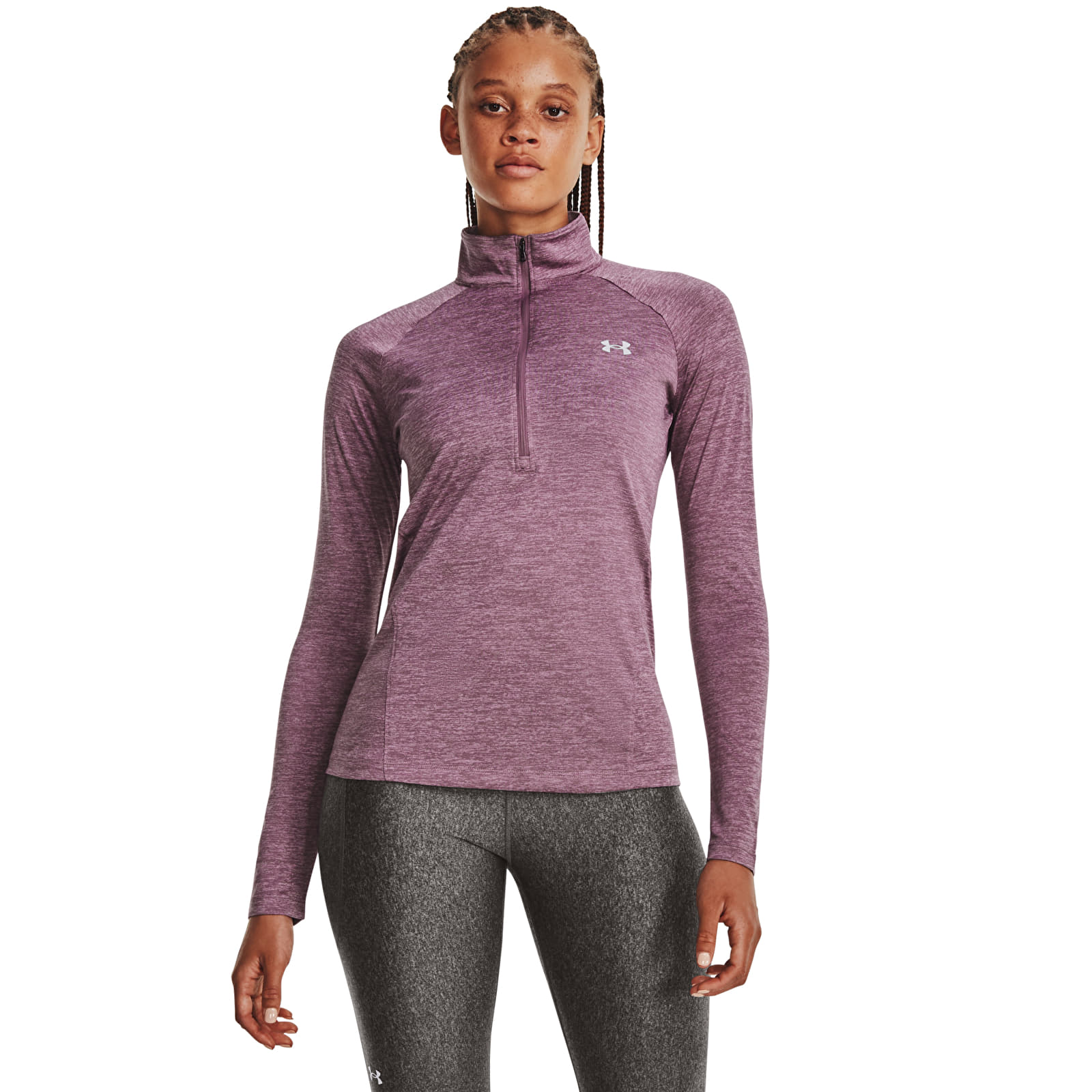 Mikiny Under Armour Tech 1/2 Zip - Twist Misty Purple