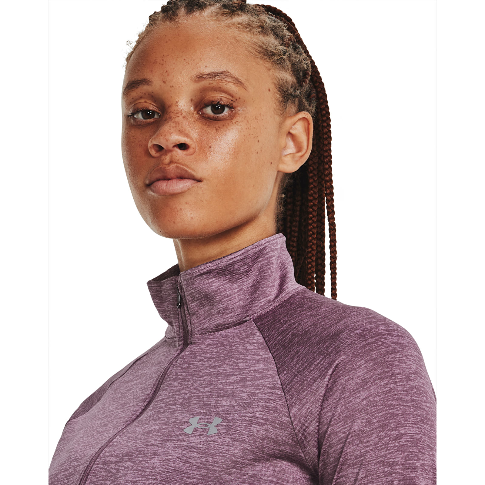 Mikiny Under Armour Tech 1/2 Zip - Twist Misty Purple