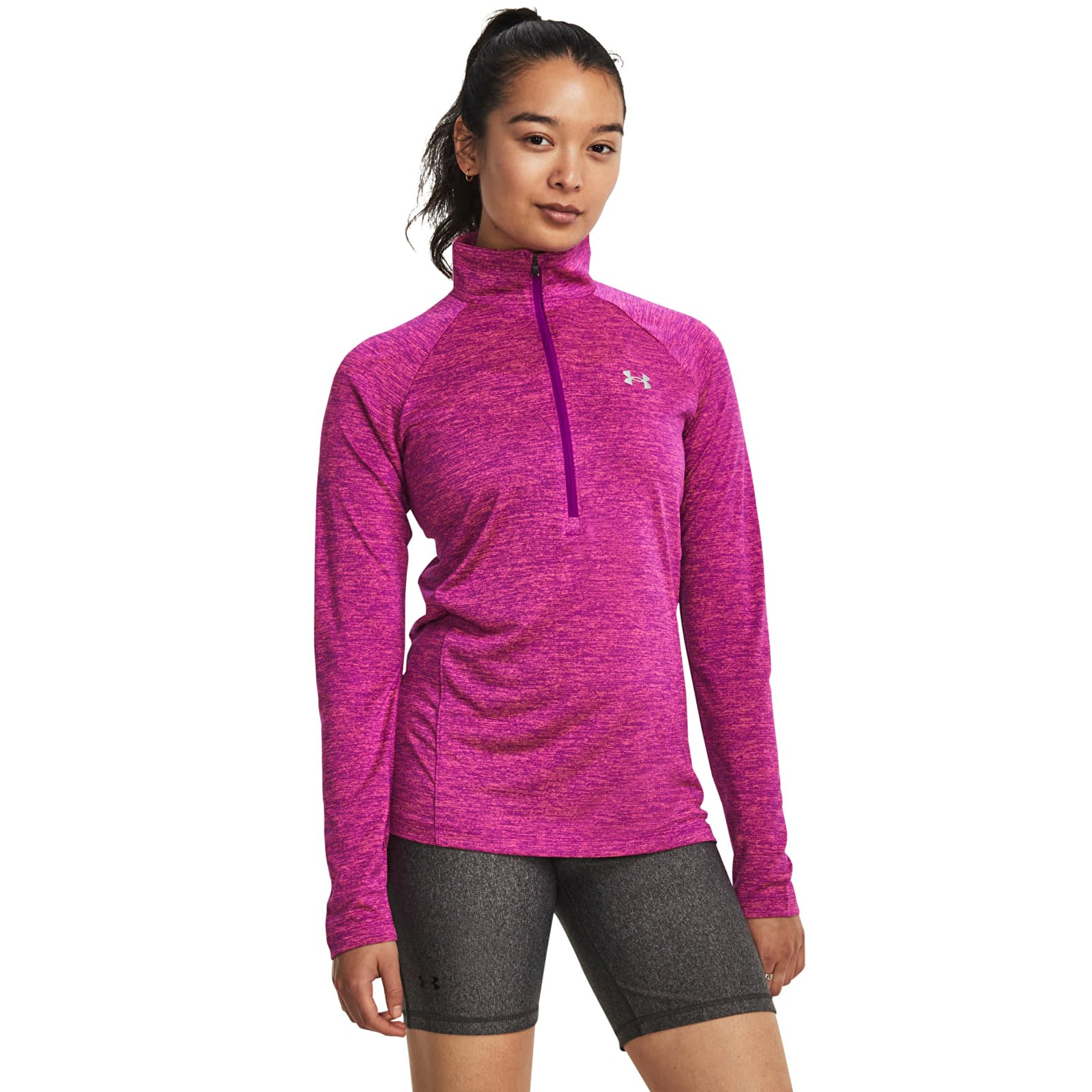 Sudaderas Under Armour Tech 1/2 Zip - Twist Mystic Magenta