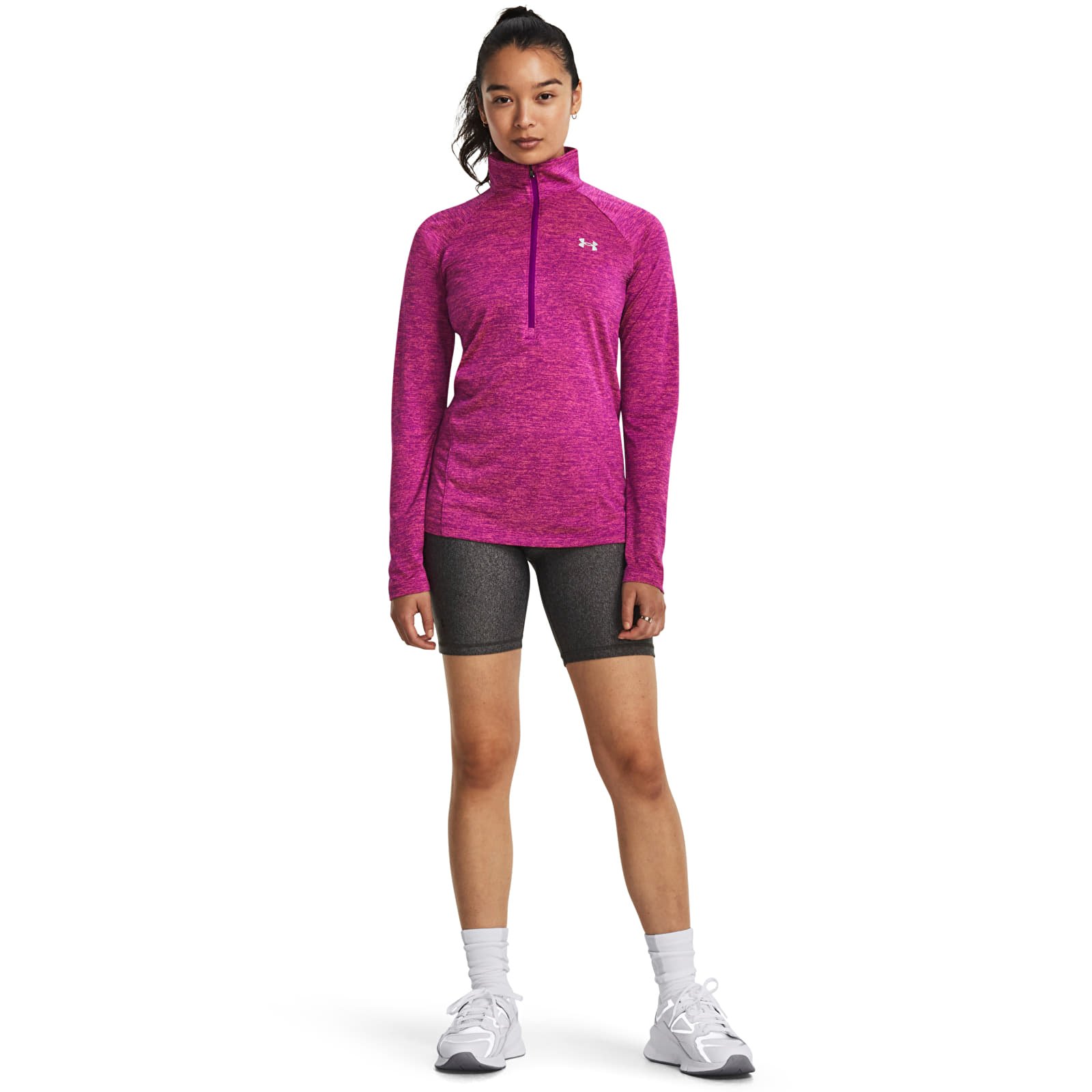 Sudaderas Under Armour Tech 1/2 Zip - Twist Mystic Magenta