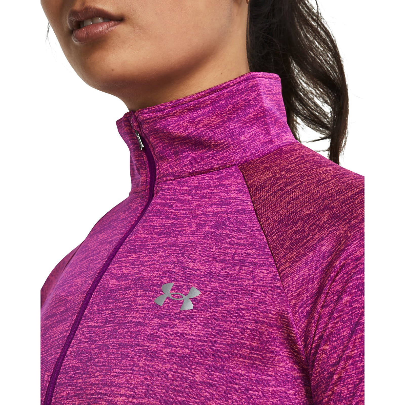 Sudaderas Under Armour Tech 1/2 Zip - Twist Mystic Magenta