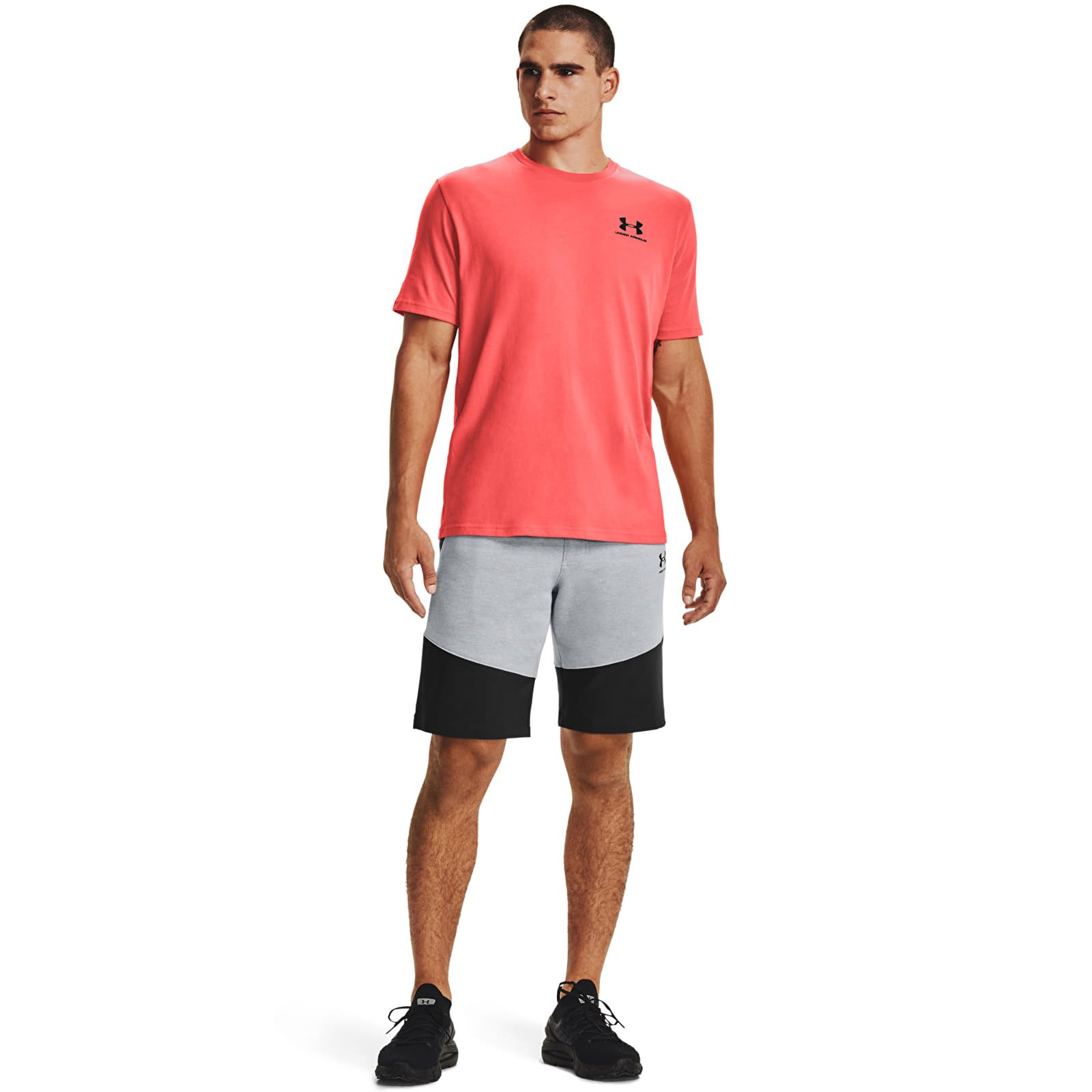 T-shirts Under Armour M Sportstyle Lc Ss Venom Red