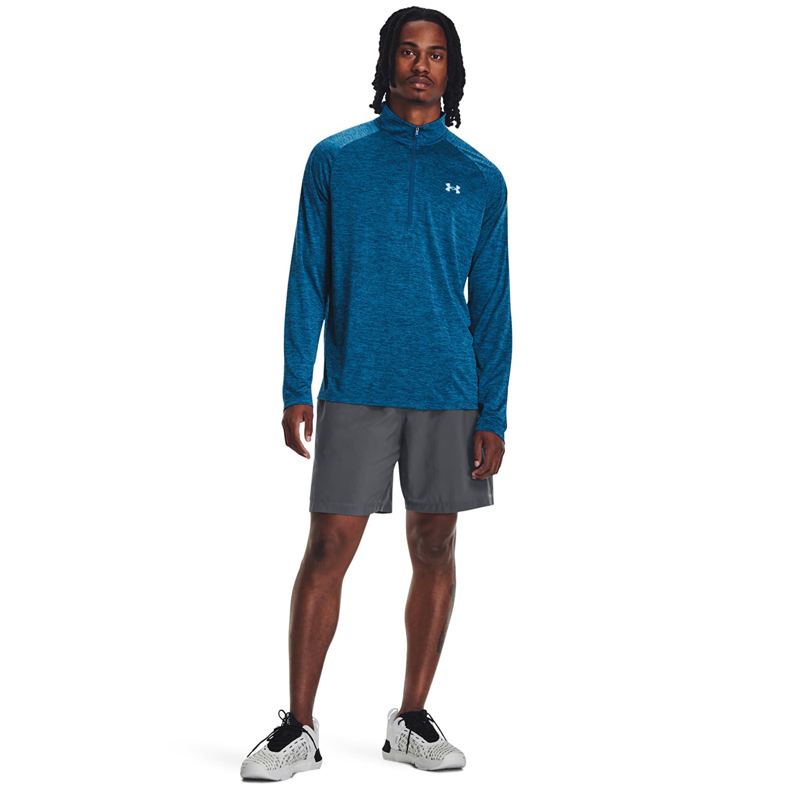 Kapuutsikud ja kampsunid Under Armour Tech 2.0 1/2 Zip Varsity Blue