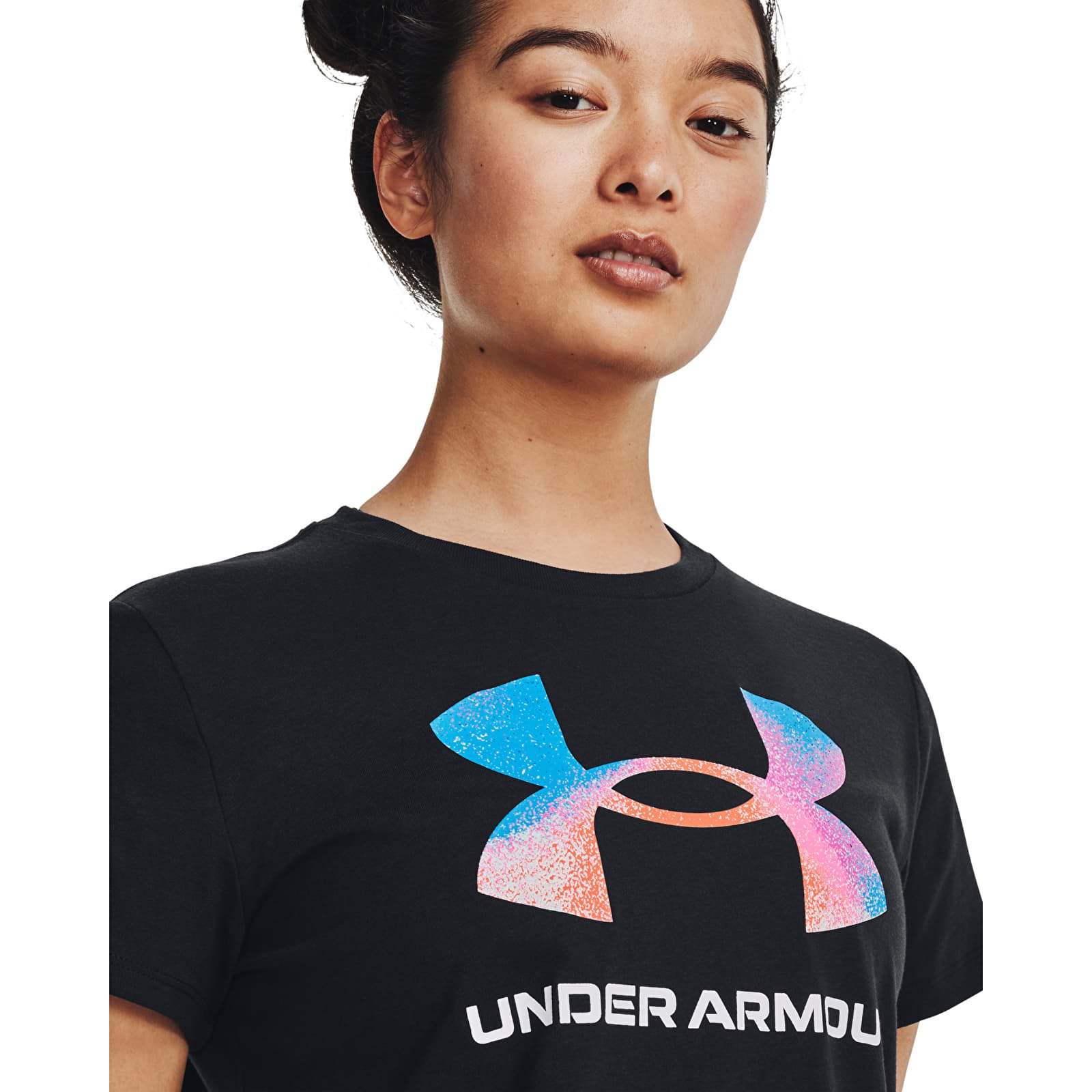 T-shirts Under Armour W Sportstyle Logo Ss Black
