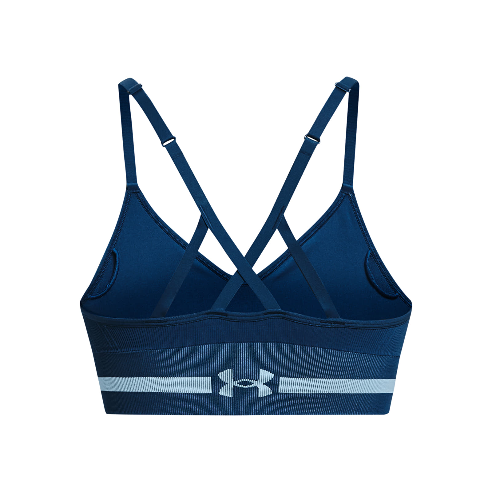 Sujetadores Under Armour Seamless Low Long Bra Varsity Blue