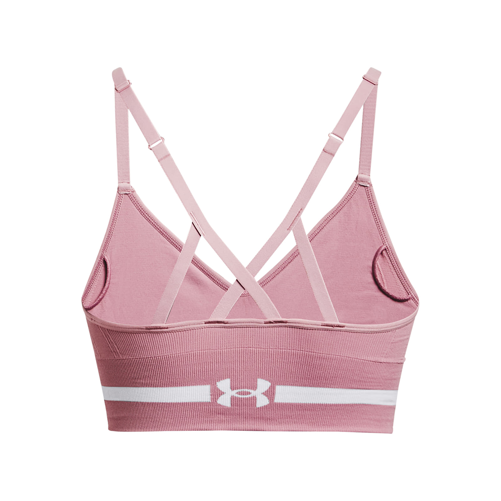 BHs Under Armour Seamless Low Long Bra Pink Elixir