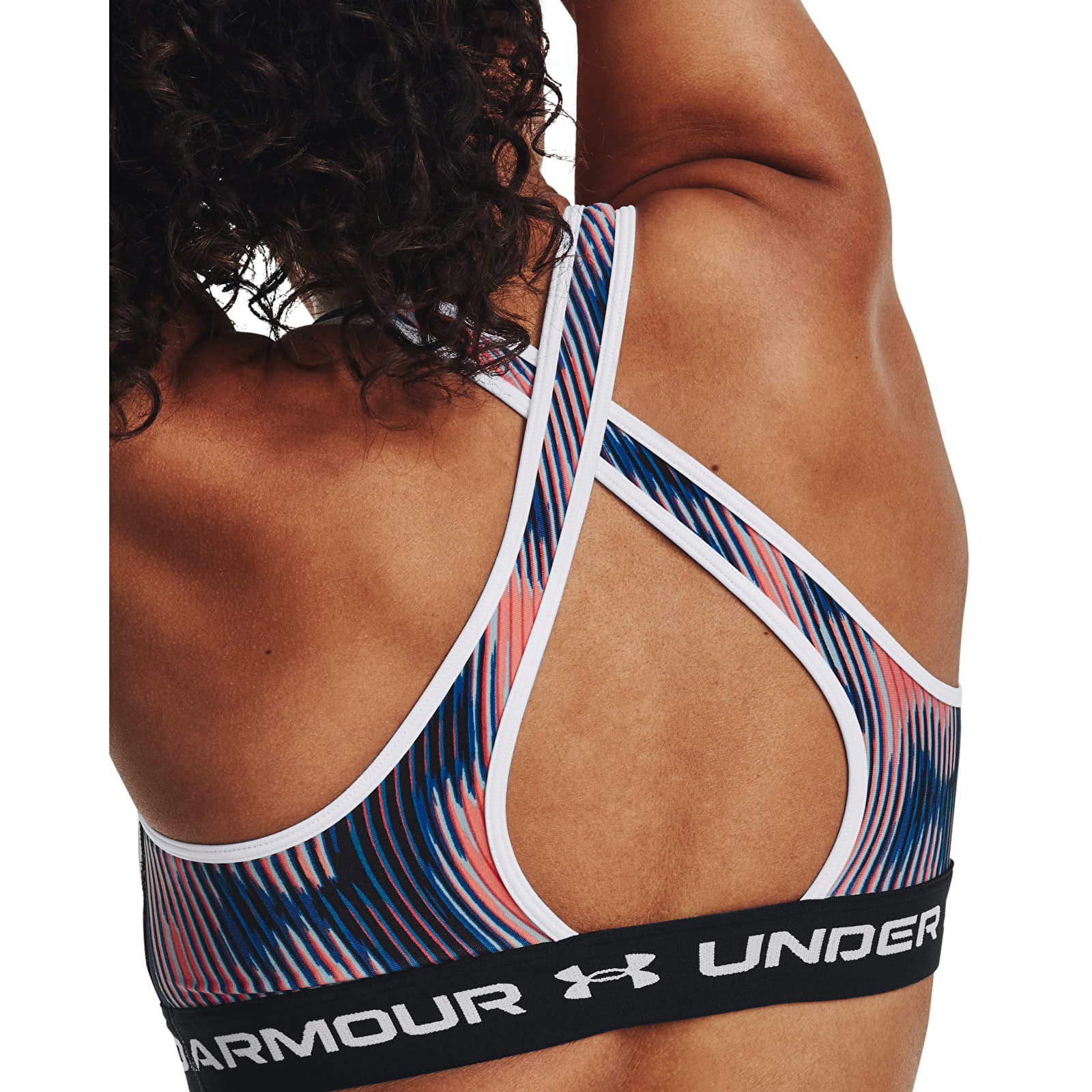 Rinnahoidjad Under Armour Crossback Mid Print Bubble Peach