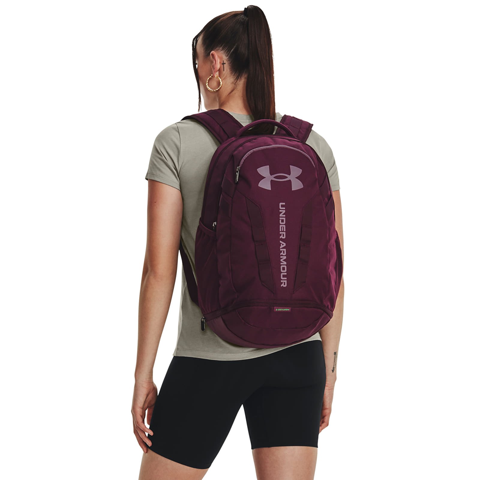 Reput Under Armour Hustle 5.0 Backpack Dark Maroon